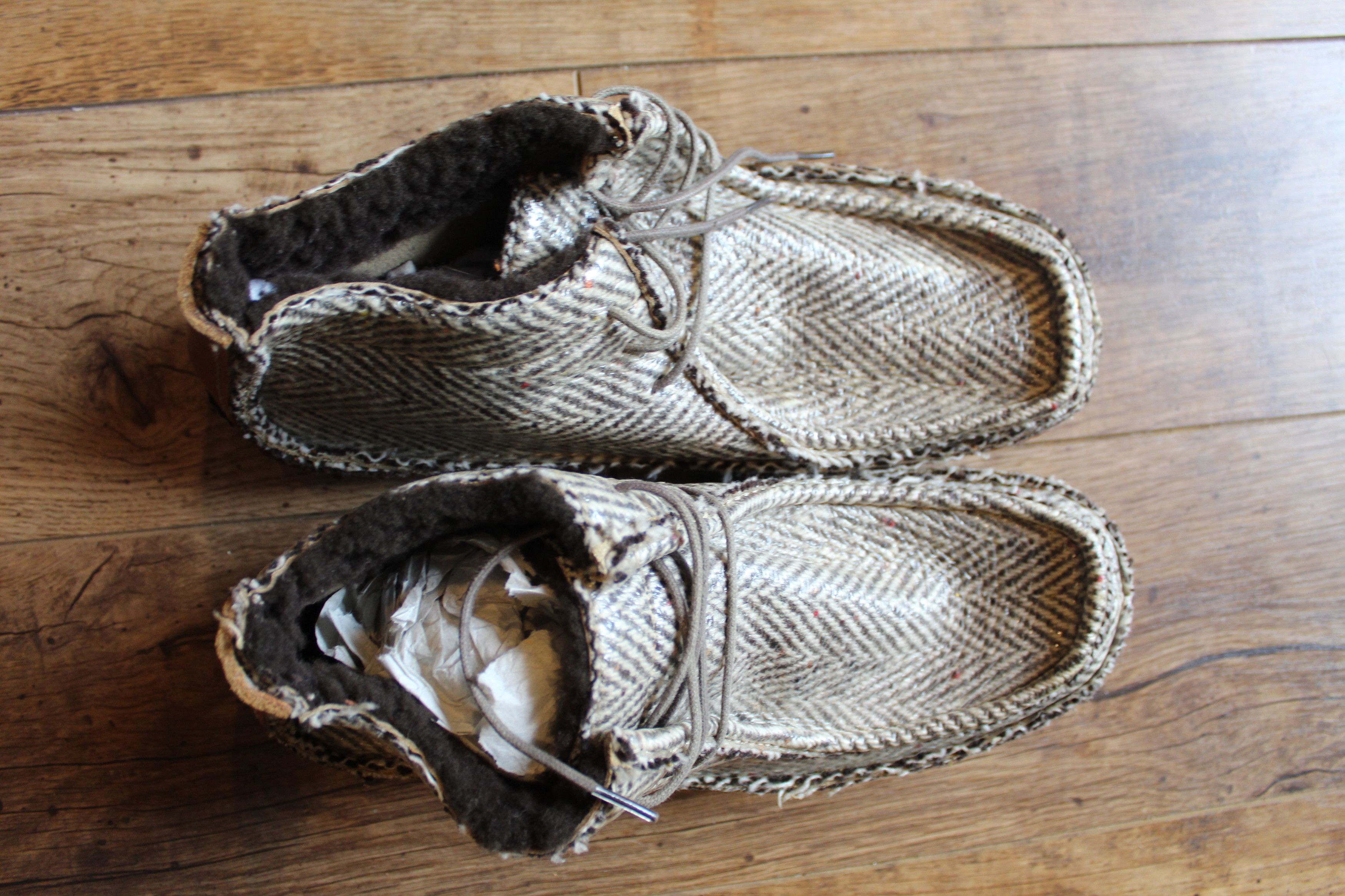 J Shoes ROLL” Chukka – Limited Edition Tweed + Cellophane Finish Size US 11 / EU 44 - 6 Thumbnail