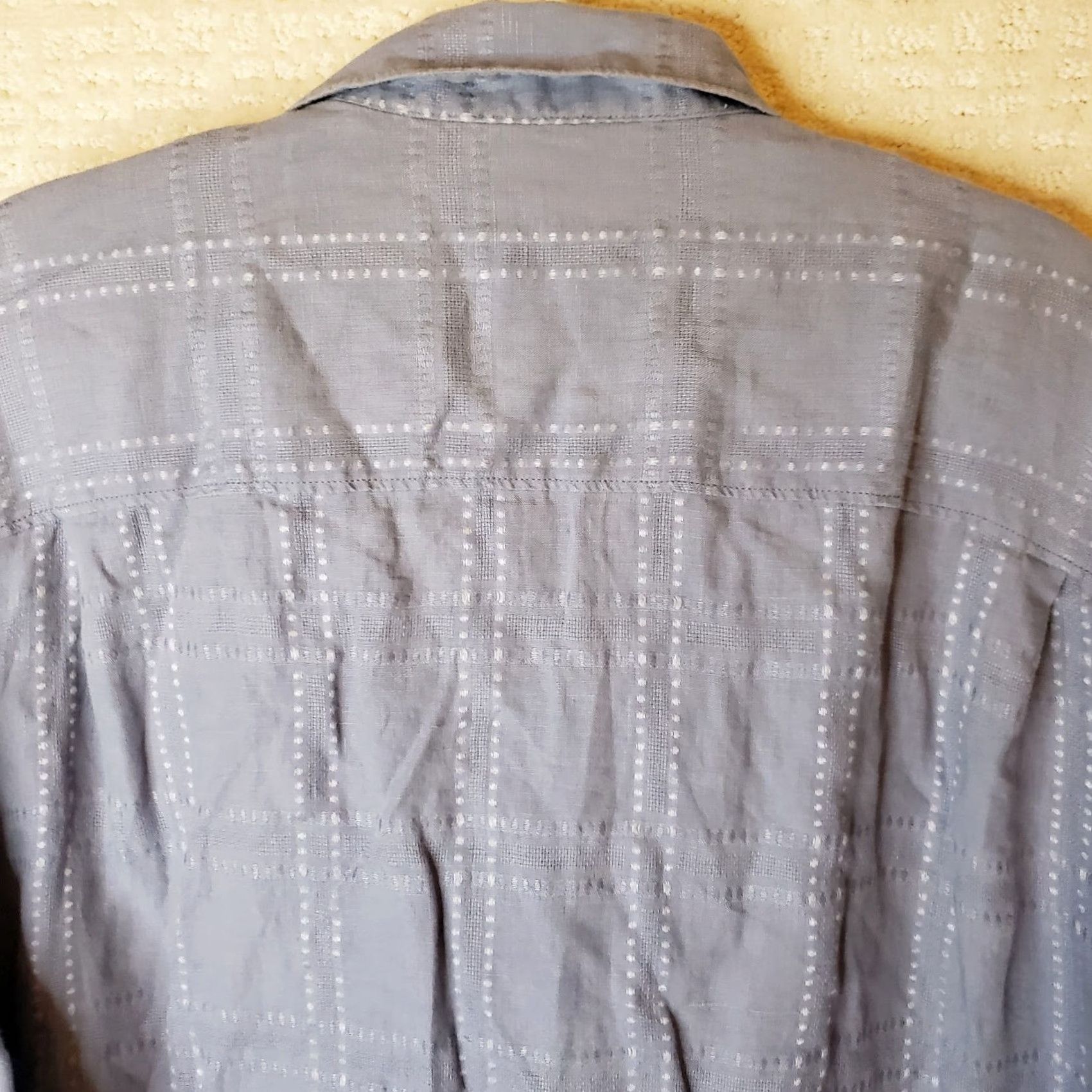 Tommy Bahama VINTAGE Tommy Bahama Shirt 2XL Button-Down Long Sleeve Blue 100% Linen Relaxed Mens Shirt Size US XXL / EU 58 / 5 - 7 Thumbnail