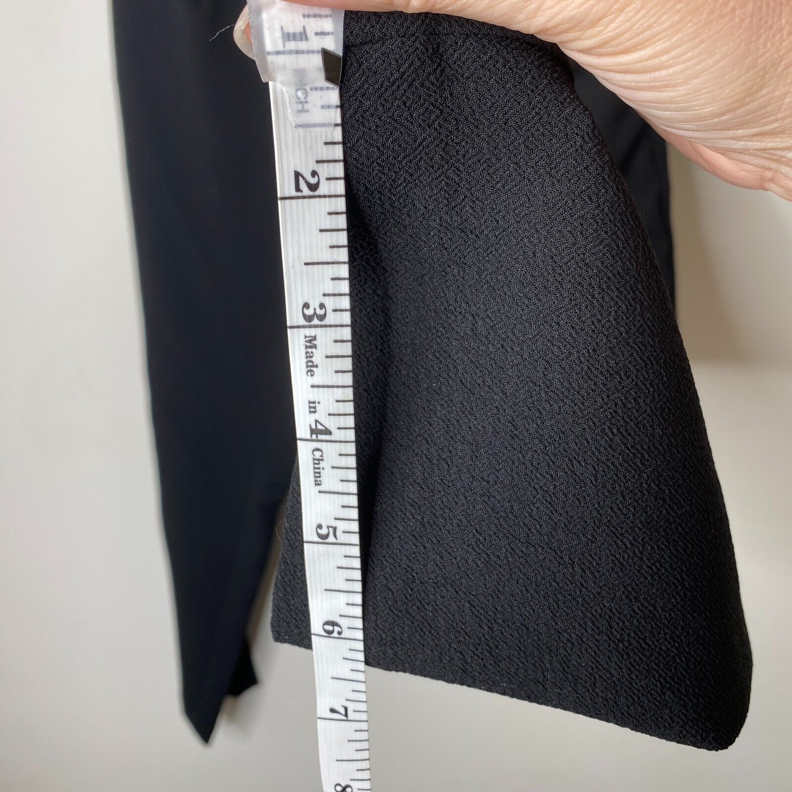 Loft Loft Jet Black Capri Trouser Cute Tie Front 6 Petite Size 28" / US 6 / IT 42 - 11 Thumbnail