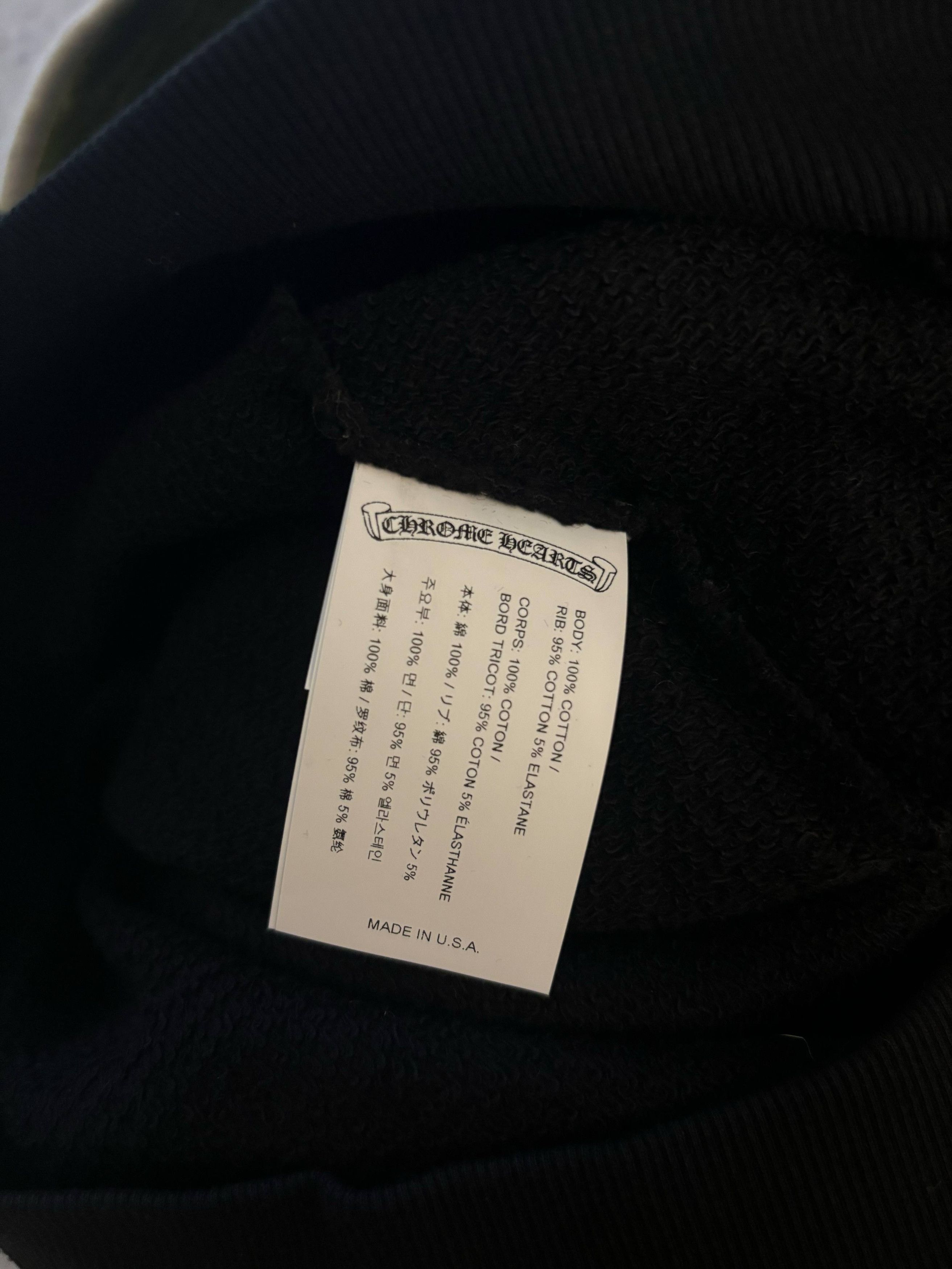 Chrome Hearts CHROME HEARTS Blind Spot Navy Tripple Cross Sweater Size S / US 4 / IT 40 - 8 Thumbnail