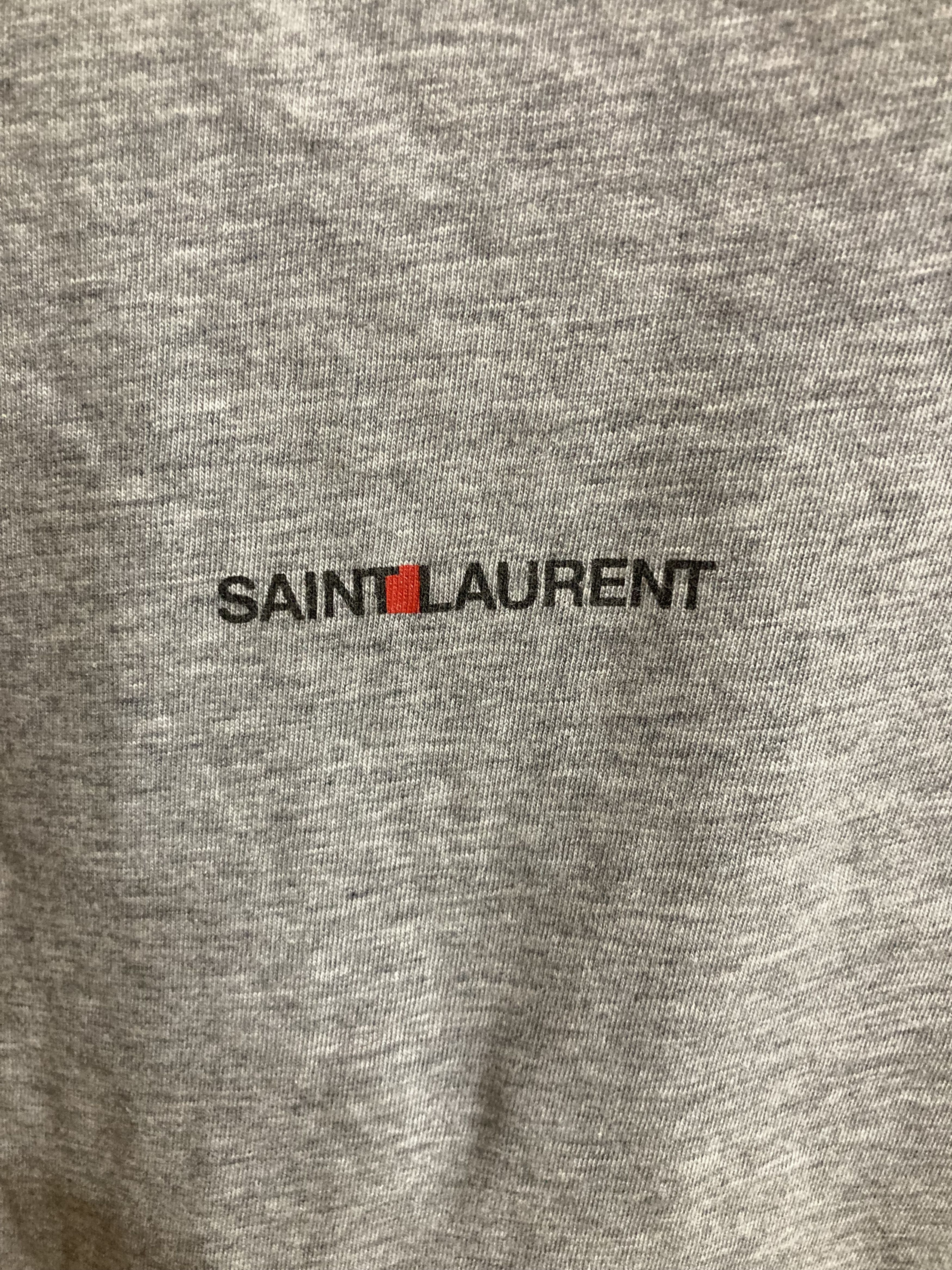 Saint Laurent Paris Saint Laurent Men's Classic Archive Logo T-Shirt Size US M / EU 48-50 / 2 - 6 Thumbnail
