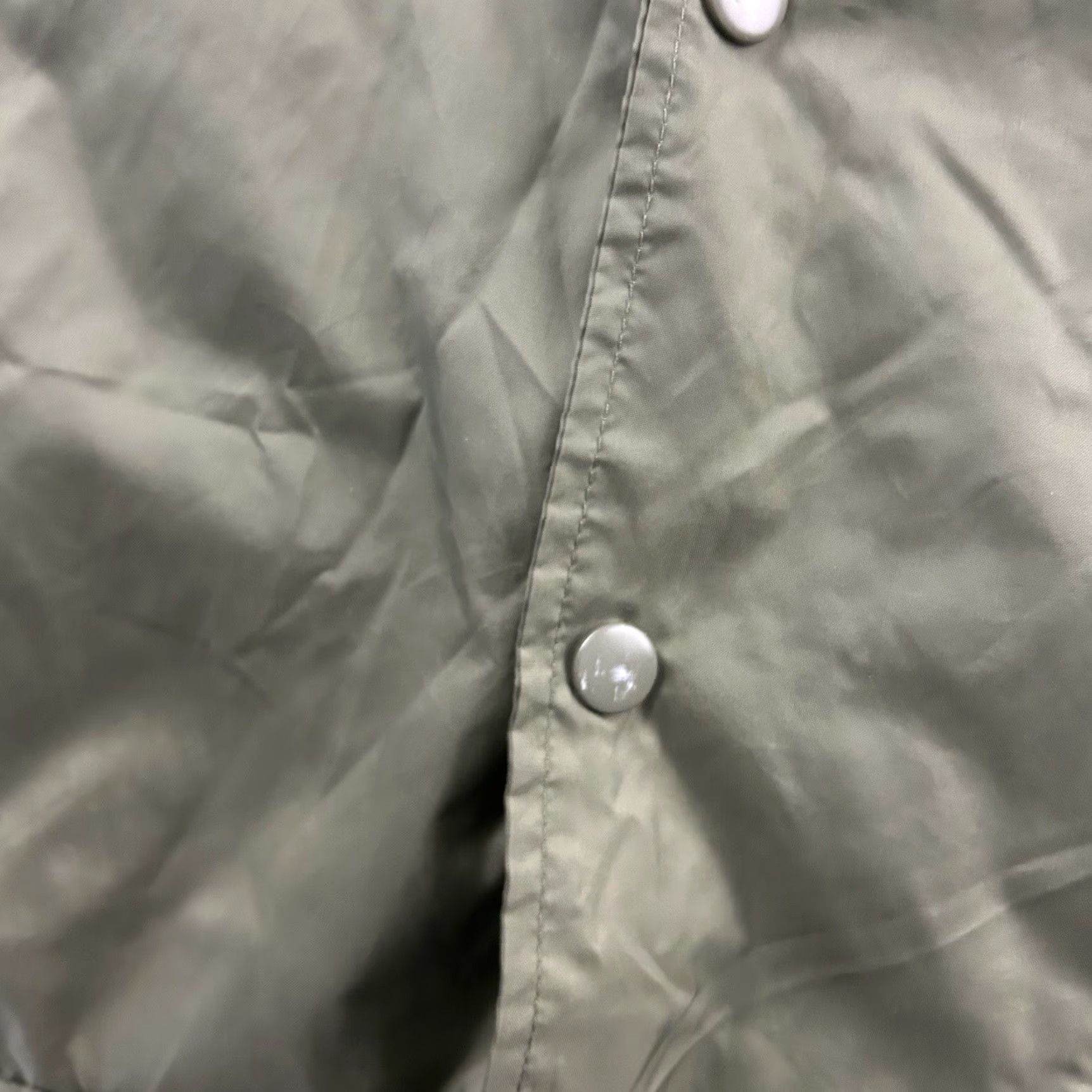Obey OBEY Jacket Windbreaker Button Snap XL Green Men Size US XL / EU 56 / 4 - 2 Thumbnail