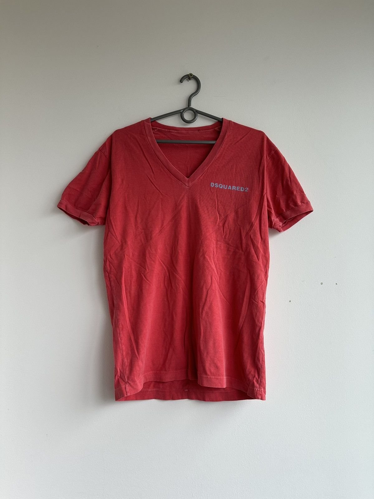Dsquared2 Dsquared2 Arizona Print Red V-Neck T-Shirt Size Large Size US M / EU 48-50 / 2 - 1 Thumbnail