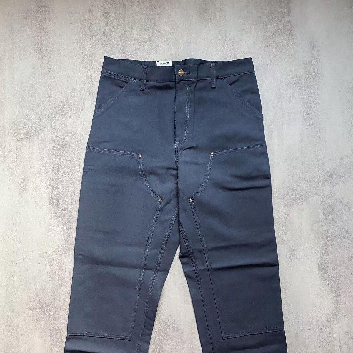 Carhartt Carhartt WIP Double Knee Pant Navy Size US 32 / EU 48 - 4 Thumbnail