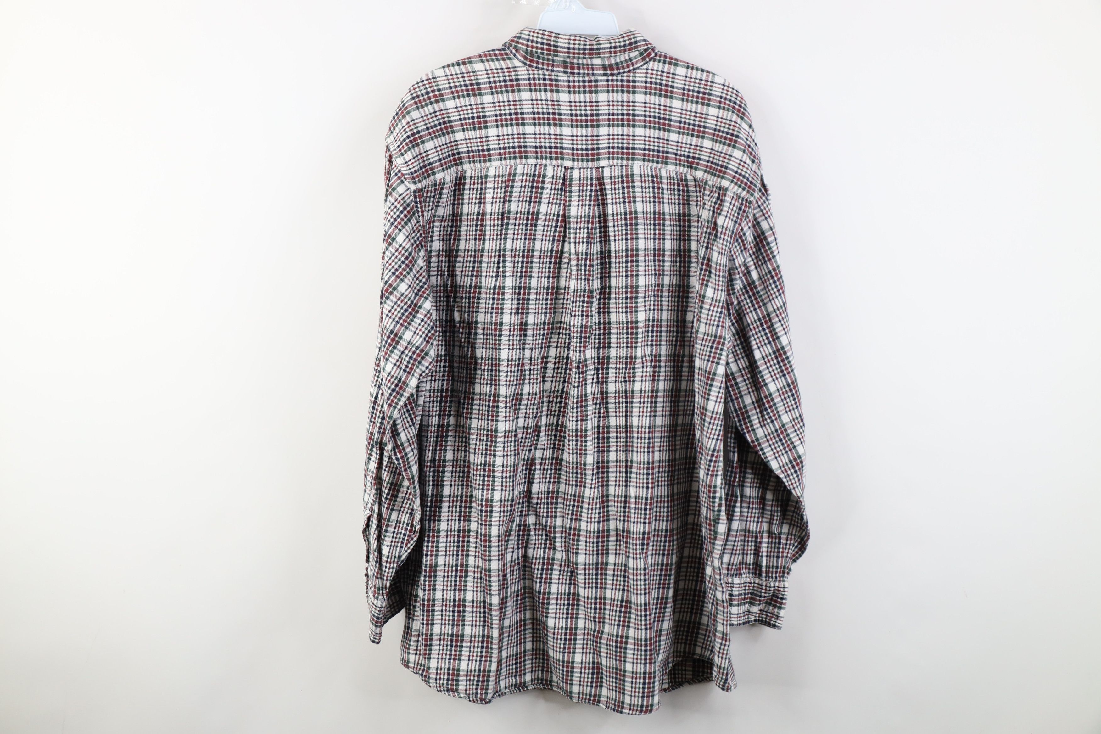 Vintage Vintage 90s Streetwear Flannel Collared Button Down Shirt Size US L / EU 52-54 / 3 - 10 Thumbnail