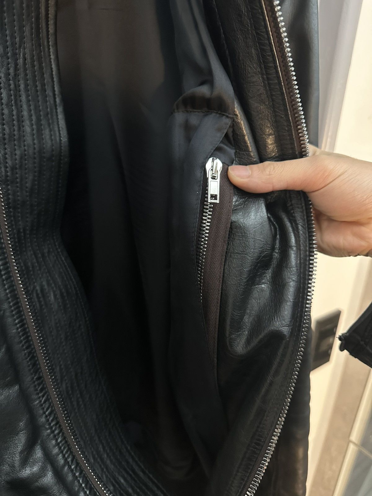 Rick Owens Rick Owens FW20 leather jacket Size US M / EU 48-50 / 2 - 6 Thumbnail