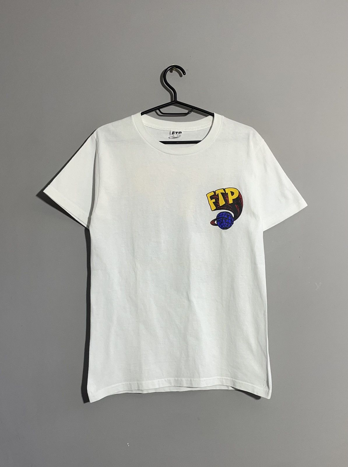 Fuck The Population FTP Earth Logo White tshirt size S Size US S / EU 44-46 / 1 - 2 Thumbnail