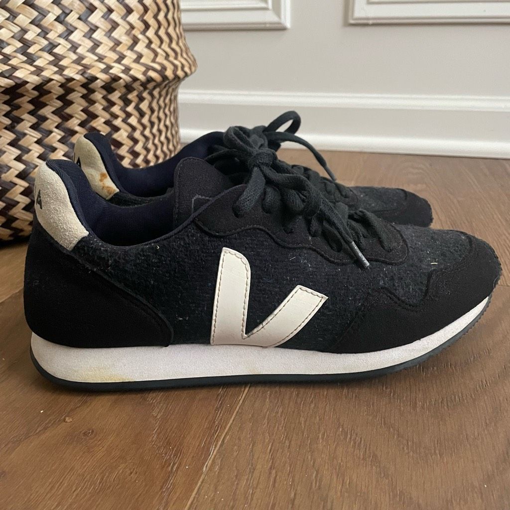 Veja Veja Sdu Rec Flannel Sneakers Dark Blue 9 Size US 9 / IT 39 - 1 Thumbnail
