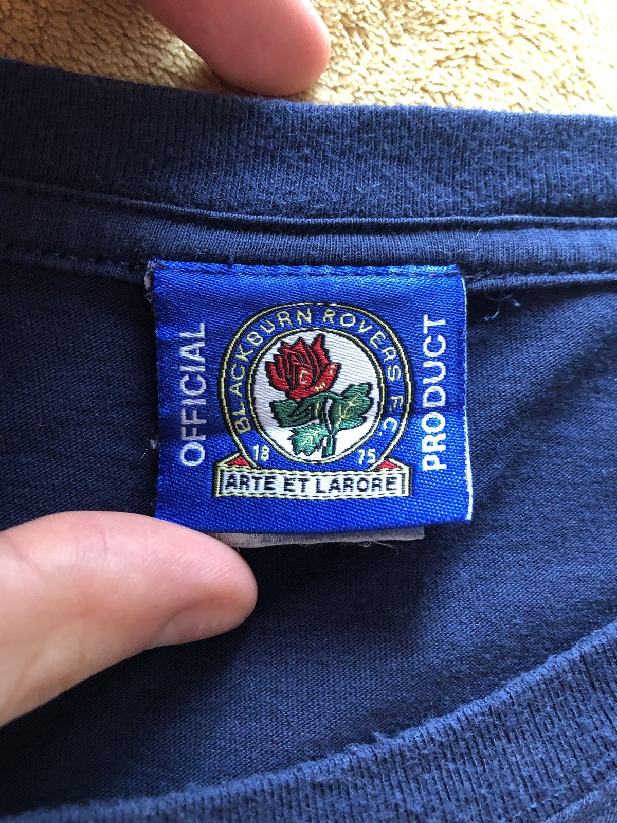 Vintage BLACKBURN ROVERS OFFICAL VINTAGE FOOTBALL SOCCER SHIRT Size US L / EU 52-54 / 3 - 3 Thumbnail