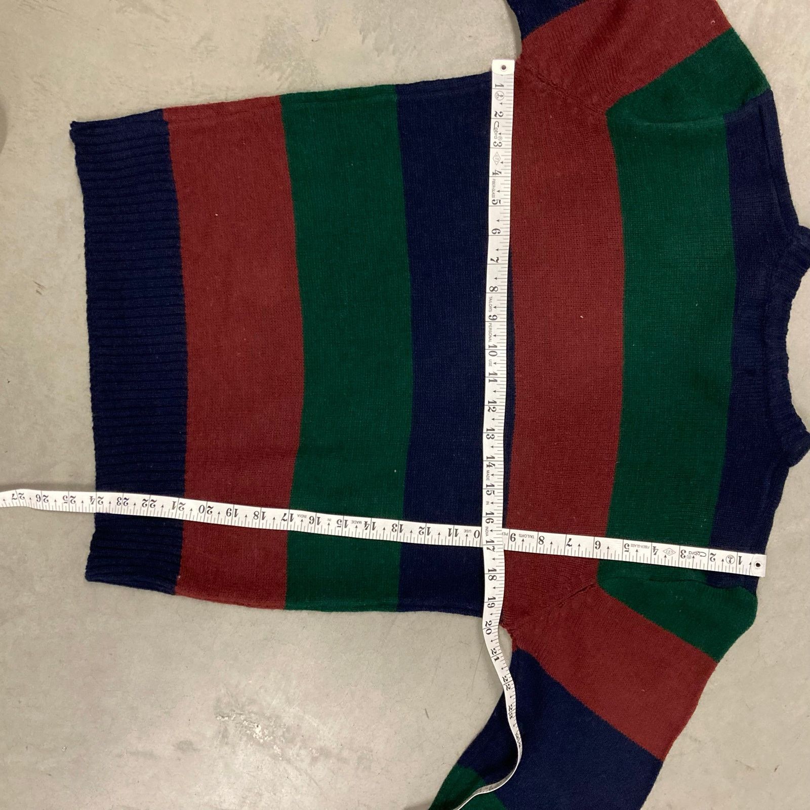 Vintage vintage striped sweater Size US M / EU 48-50 / 2 - 5 Thumbnail