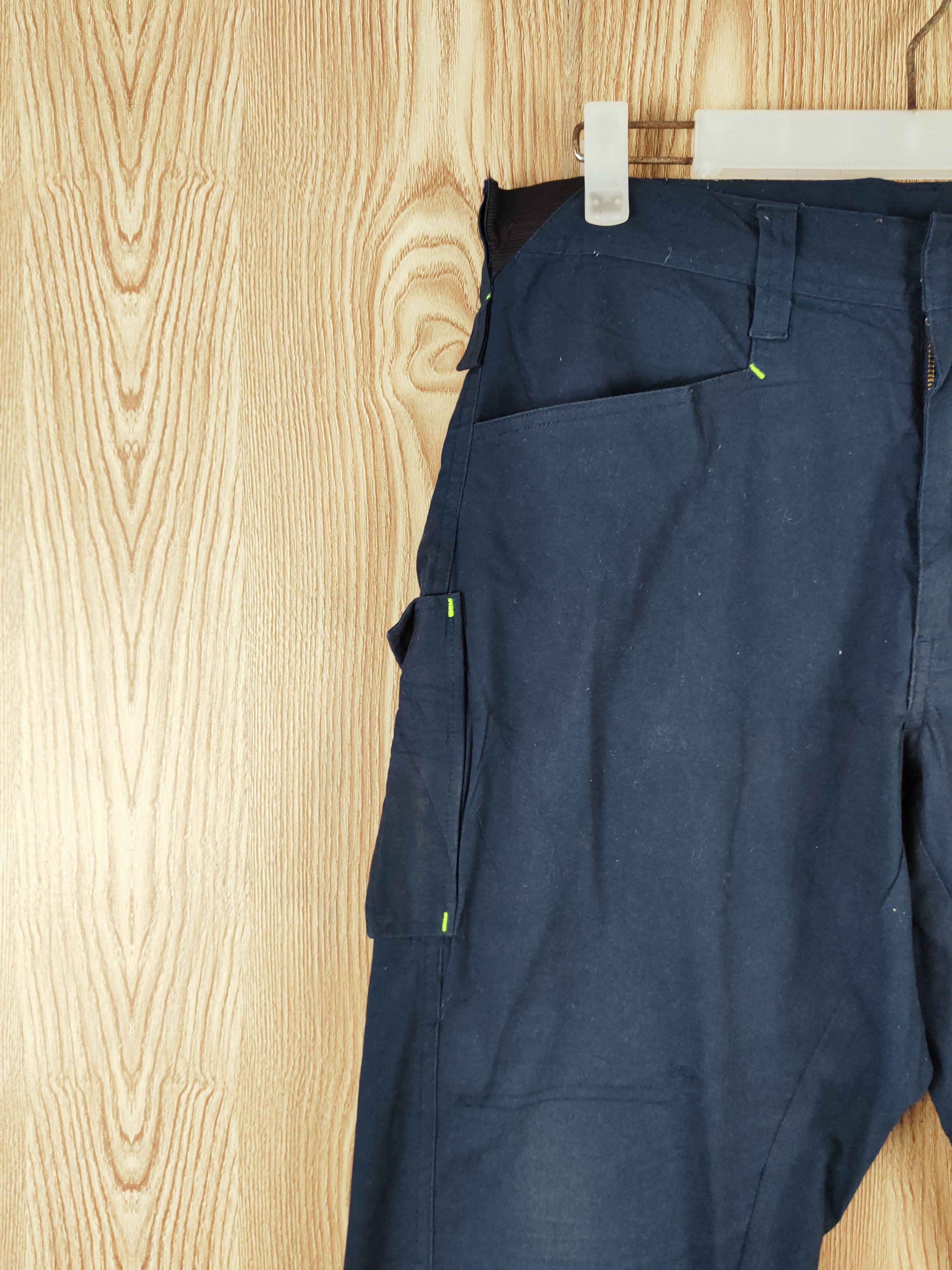 Japanese Brand Slash Navy Multipocket Tactical Cargo Pants #W205 Size US 32 / EU 48 - 3 Thumbnail