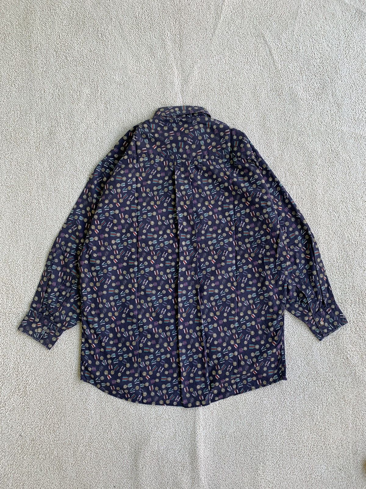 Beauty Beast × Givenchy Givenchy Gentleman Charter Print Vintage Shirt Size US M / EU 48-50 / 2 - 2 Thumbnail
