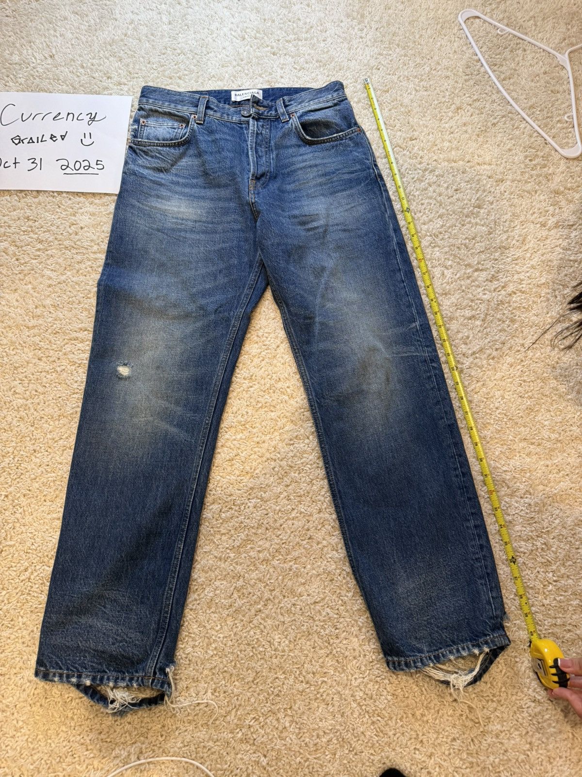 Balenciaga Heal Bite Jean Denim