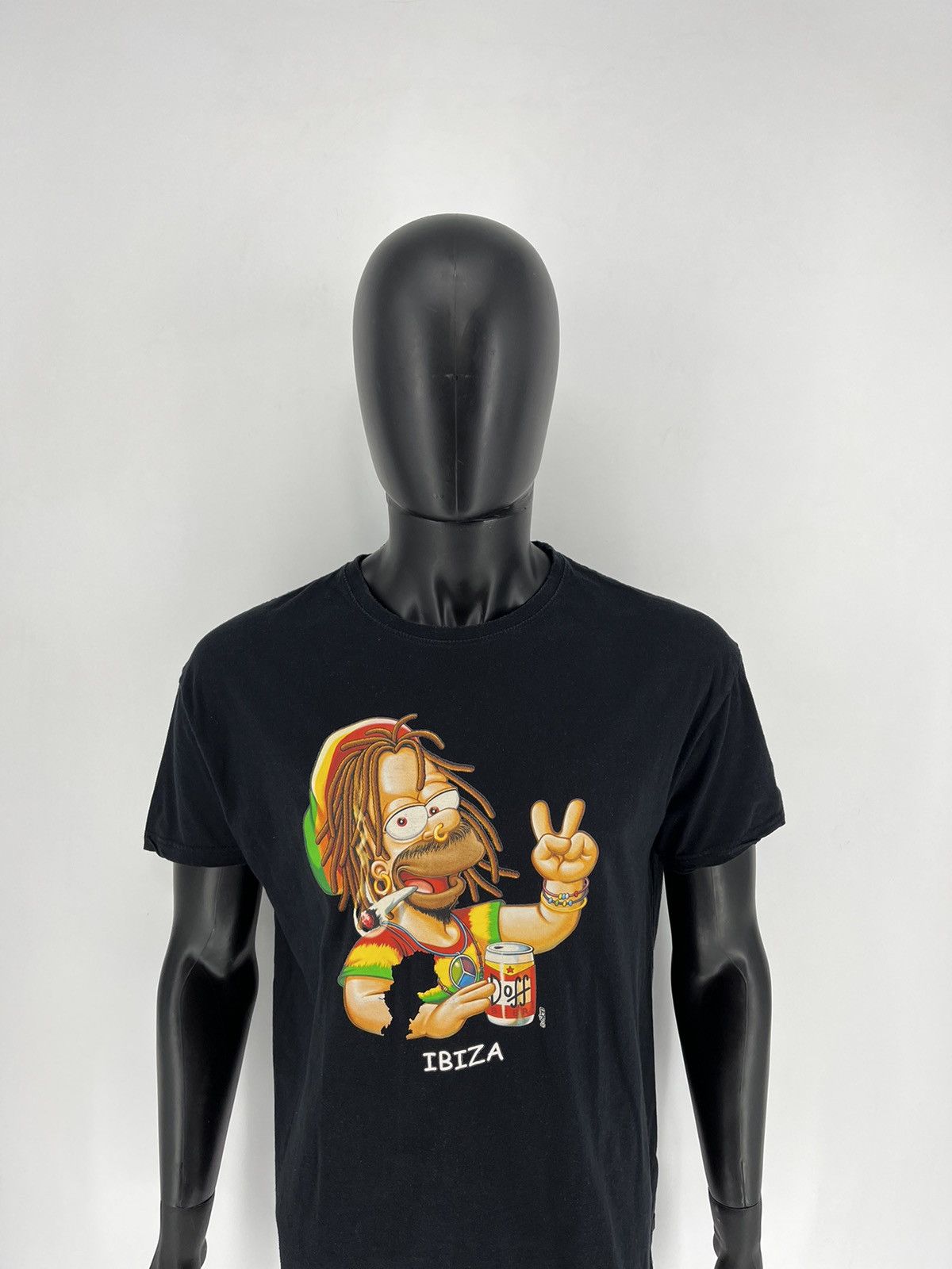 Bob Marley × The Simpsons × Vintage Vintage Y2K Homer Bob Marley The Simpsons T-Shirts Size US L / EU 52-54 / 3 - 5 Thumbnail