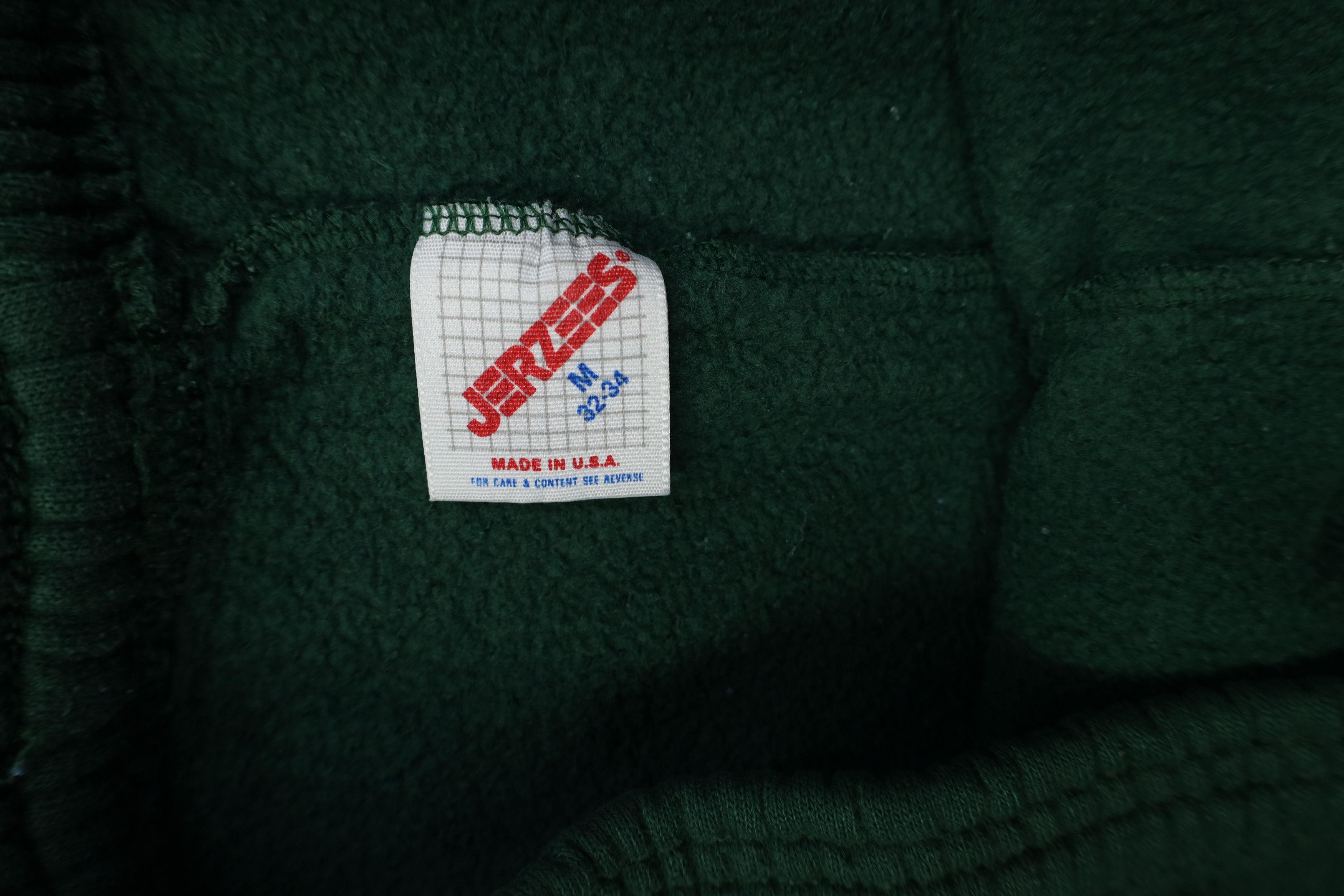 Vintage Vintage 90s Streetwear Blank Sweatpants Joggers Green USA Size US 34 / EU 50 - 5 Thumbnail
