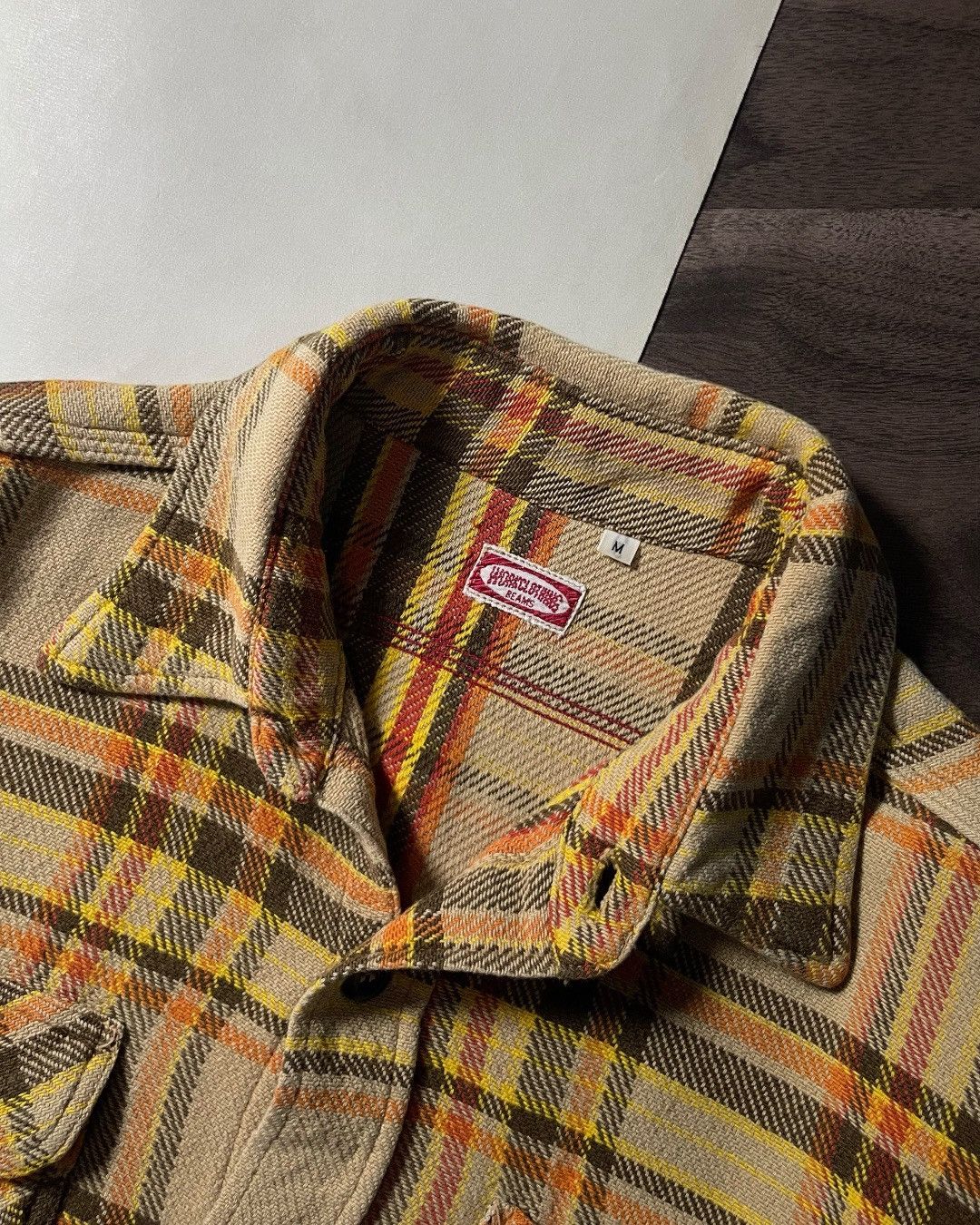 Beams Japan Heavy Flannel Shirt Double Pocket BEAMSWORK JAPAN Size M Size US M / EU 48-50 / 2 - 5 Thumbnail