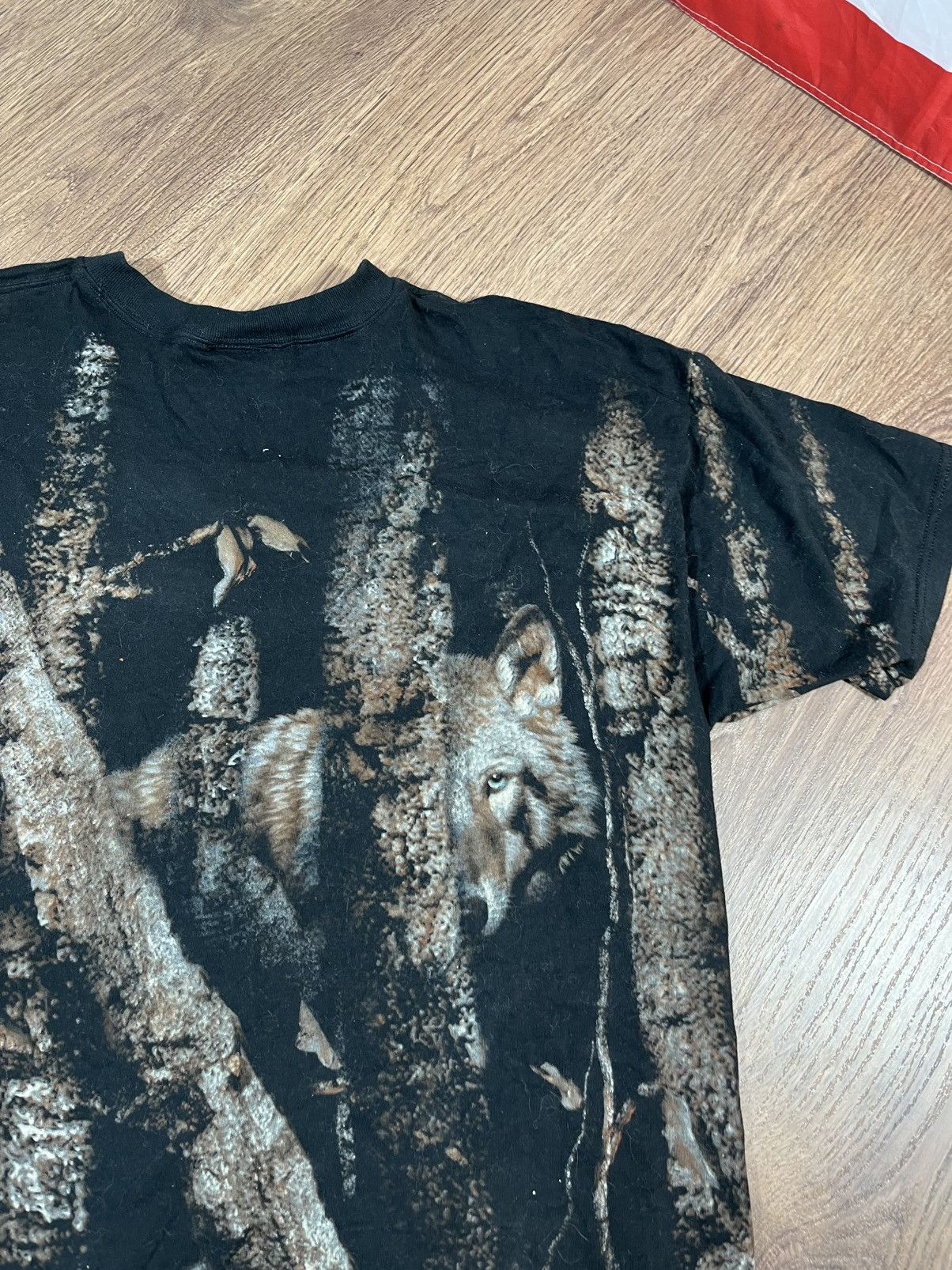 Band Tees Vintage 90s Radical Nature Wolf T Shirt Size US XXL / EU 58 / 5 - 7 Thumbnail