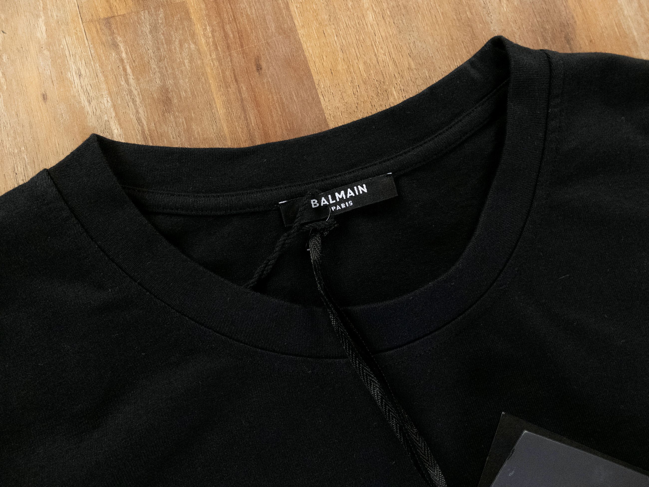 Balmain BALMAIN black & white logo print long sleeve t-shirt Large Size US L / EU 52-54 / 3 - 5 Thumbnail
