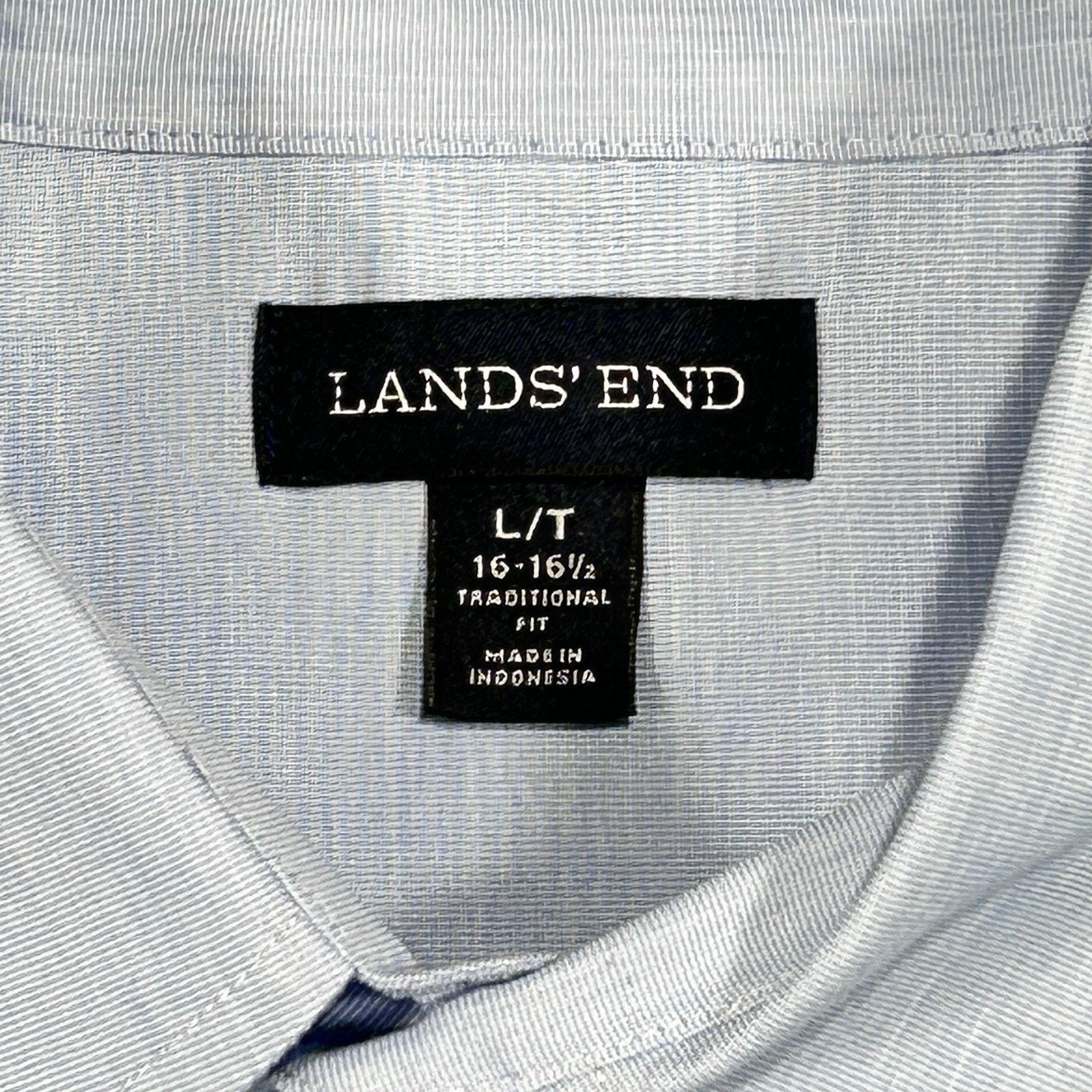Lands' End Land's End Traditional Fit Men Large Double Chest Pockets Size US L / EU 52-54 / 3 - 5 Thumbnail