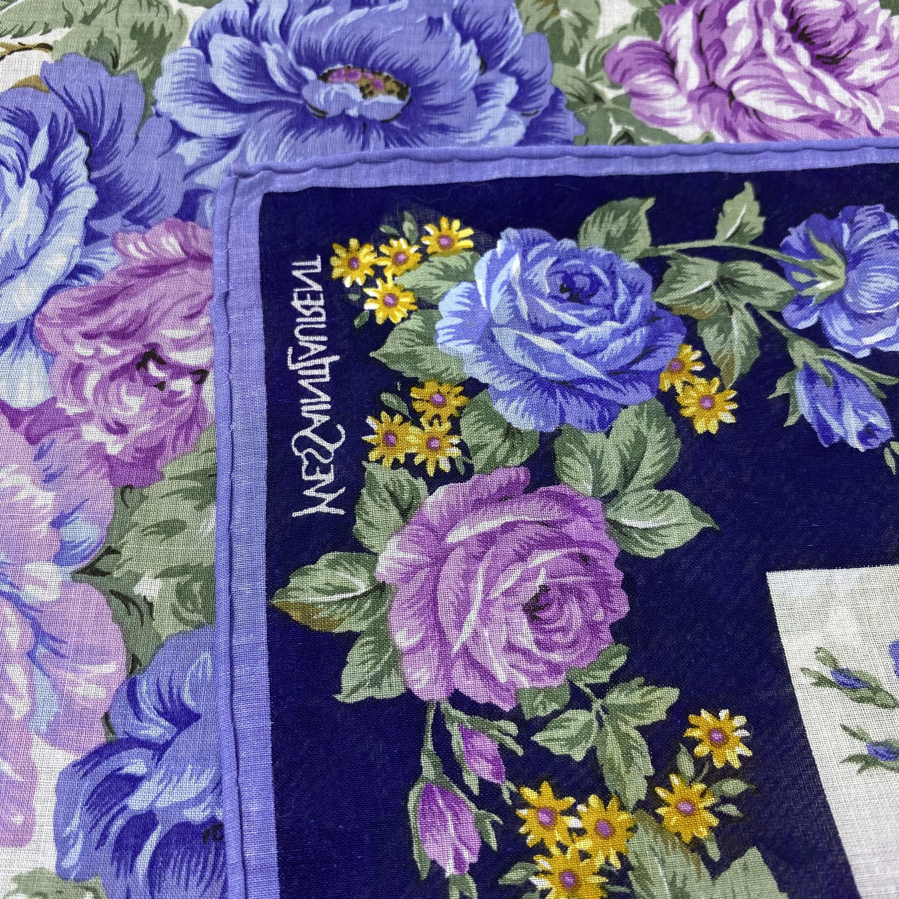 Yves Saint Laurent Yves Saint Lauren Handkerchief Neckerchief Bandana-B1878 Size ONE SIZE - 6 Thumbnail
