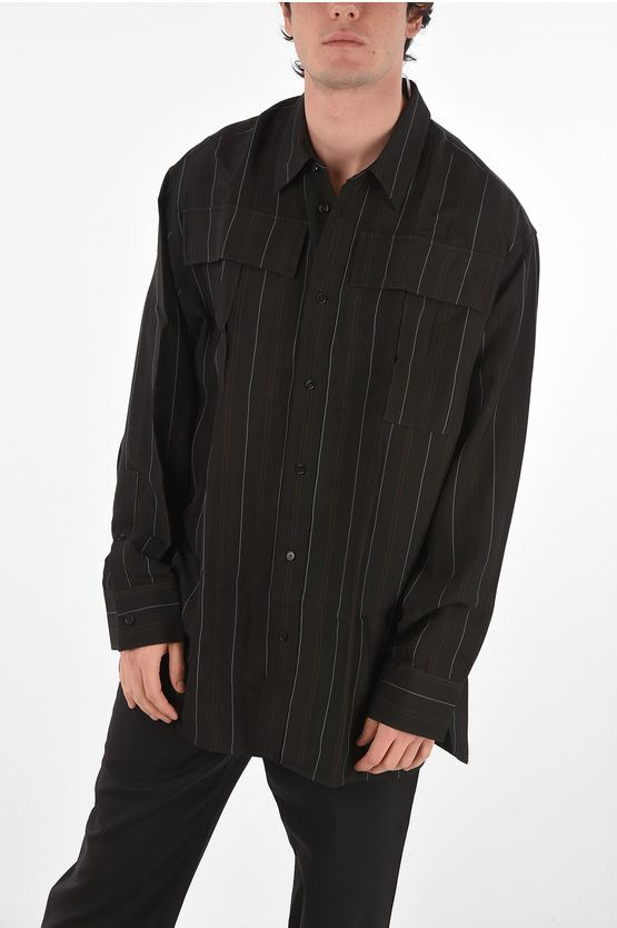 OAMC Viscose Kibbo Striped Shirt sz S Size US S / EU 44-46 / 1 - 3 Thumbnail