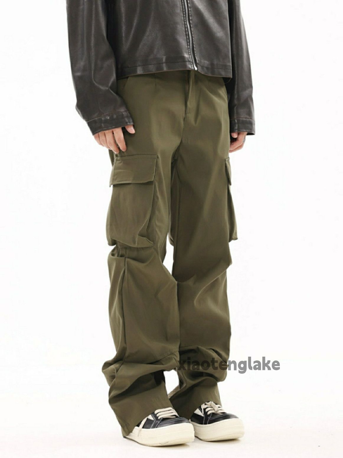 Designer × Vintage utility military loose baggy skate stack cargo pants Size US 32 / EU 48 - 1 Thumbnail