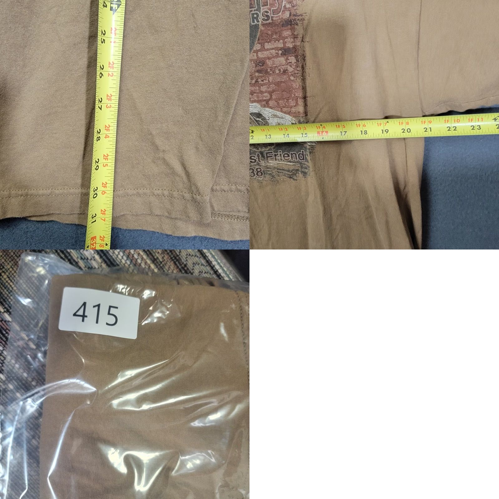 Vintage VINTAGE Academy Sports And Outdoors Shirt Mens XL Hunters Best Friend Distressed Shirt Mens XL Brown Cotton Logo Size US XL / EU 56 / 4 - 8 Thumbnail