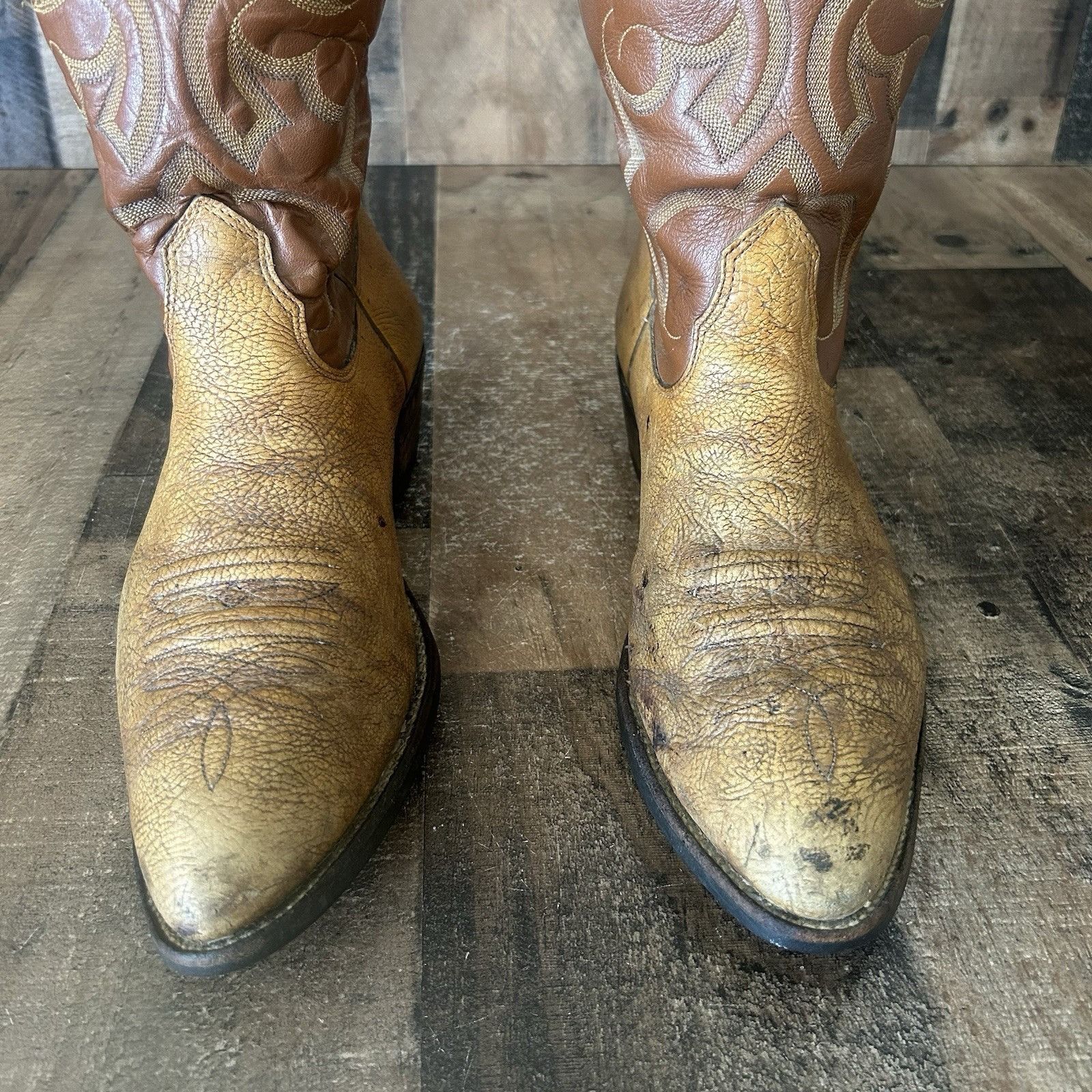 Nocona Boots Nocona Vintage Western Cowboy Boots Mens 11 D Size US 11 / EU 44 - 9 Thumbnail