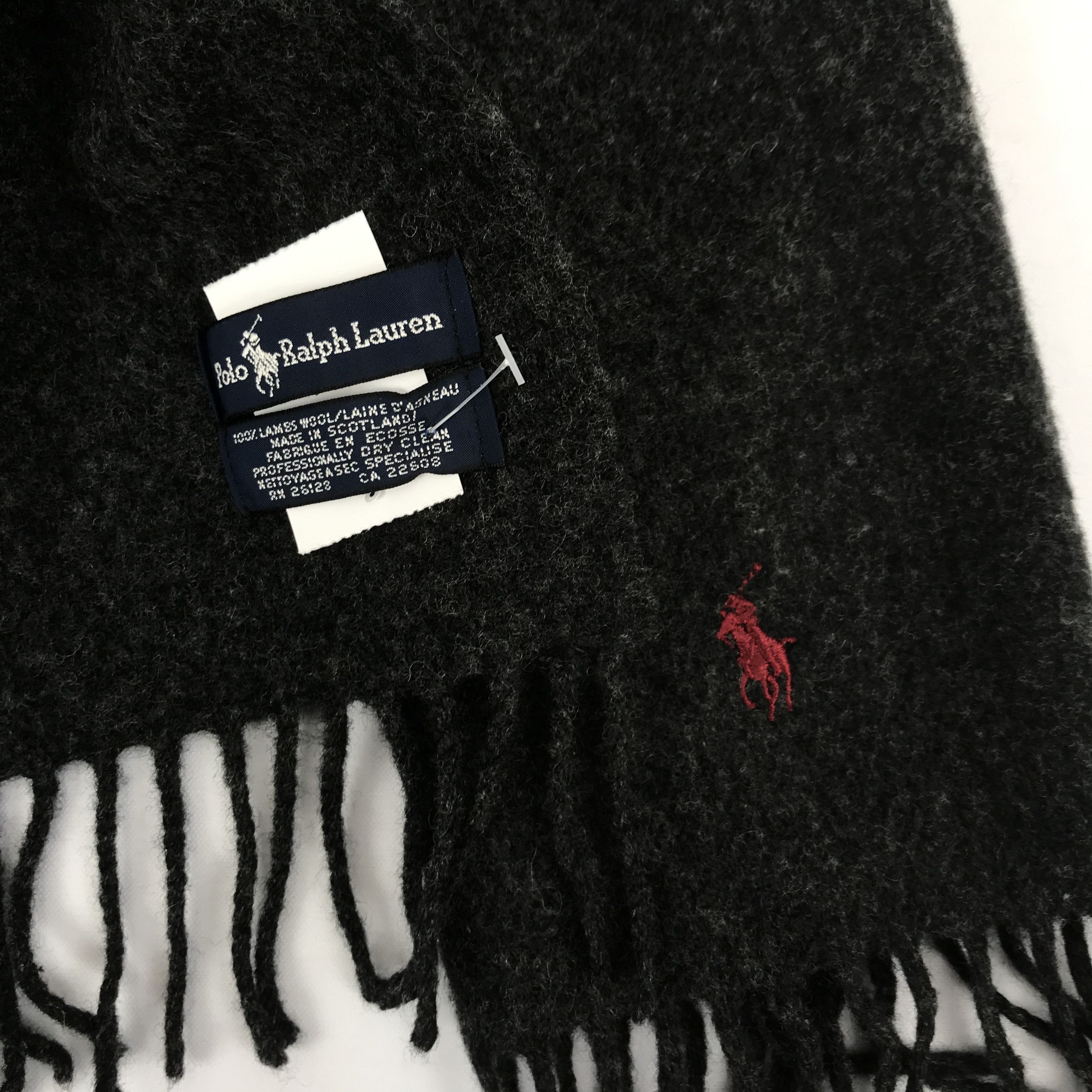 Polo Ralph Lauren Vintage Polo Ralph Lauren Scarf Winter Muffler Wool Scarves Size ONE SIZE - 4 Thumbnail