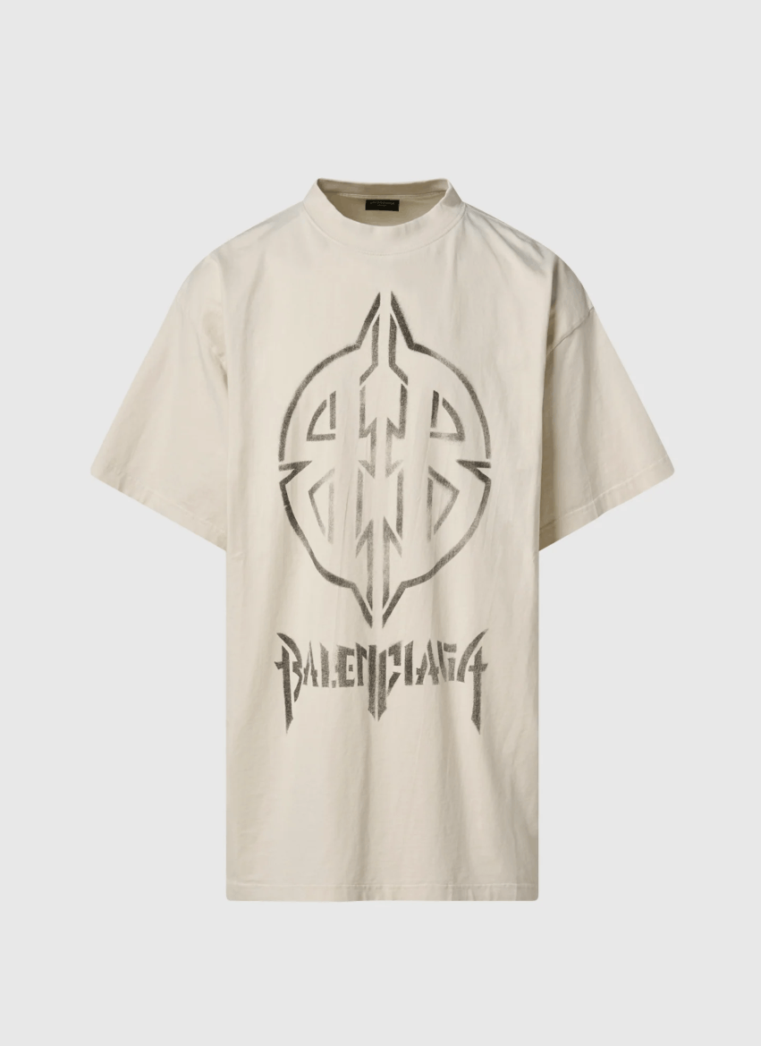 Balenciaga Balenciaga BB Metal Stencil T shirt Size US M / EU 48-50 / 2 - 1 Thumbnail
