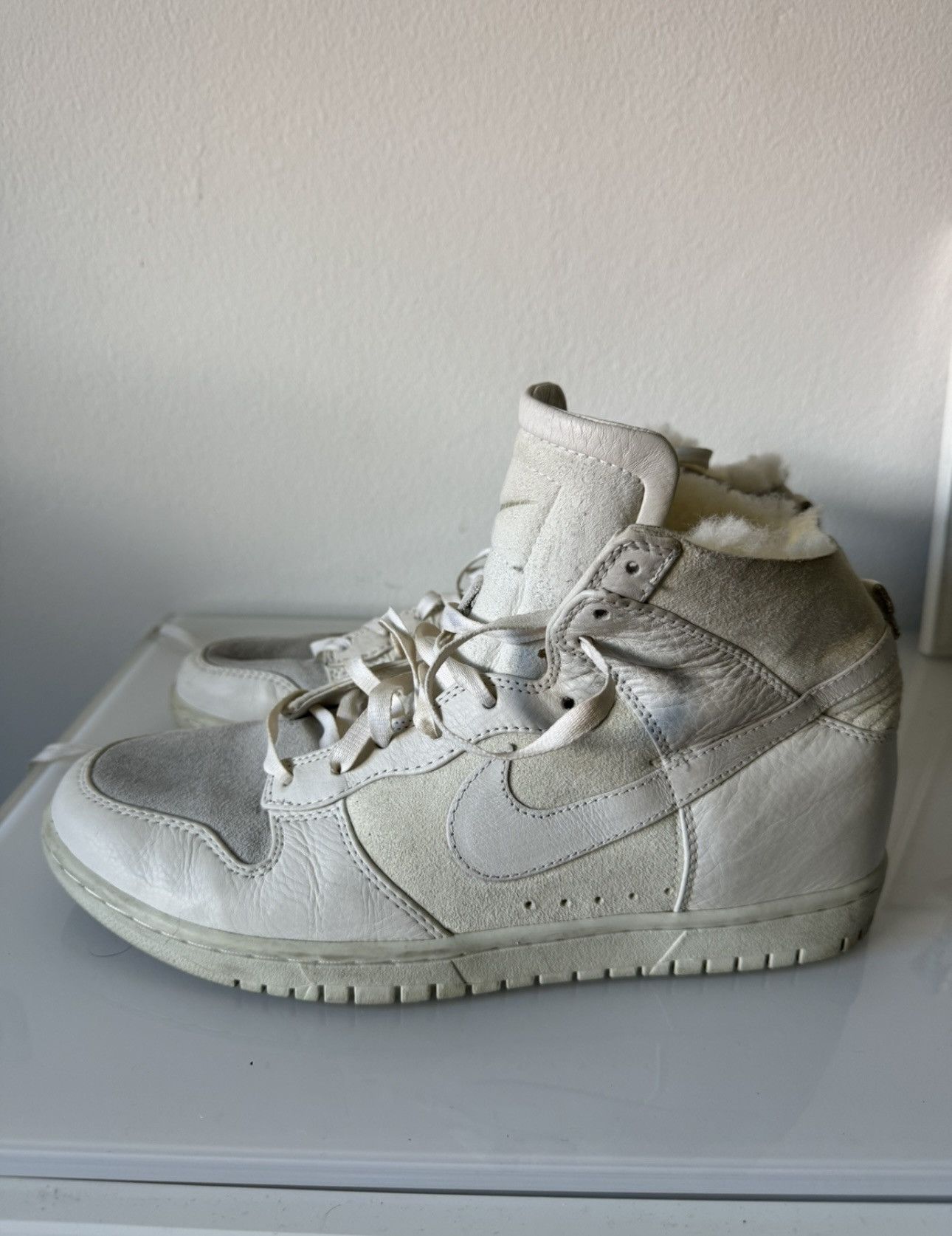 Nike Nike Dunk Hi Lux SP Sherpa Size US 11.5 / EU 44-45 - 6 Thumbnail