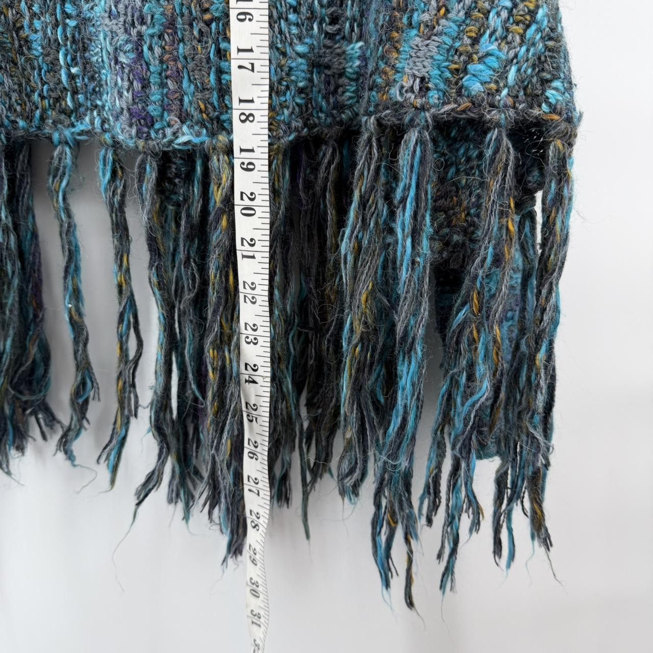 Free People FREE PEOPLE Birkenstock Sweater Turquoise Multi Boho Size M / US 6-8 / IT 42-44 - 6 Thumbnail