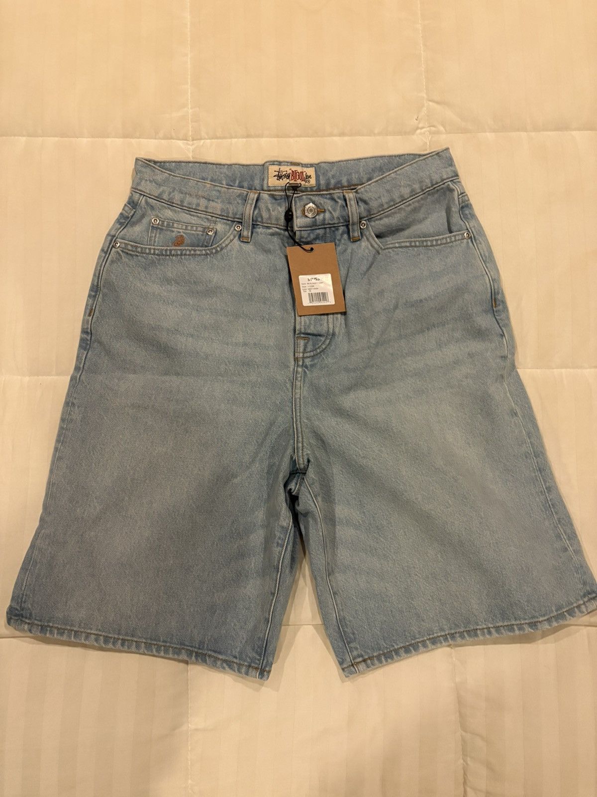 Stussy Stussy Big Ol Denim Raw Shorts Jorts | Grailed