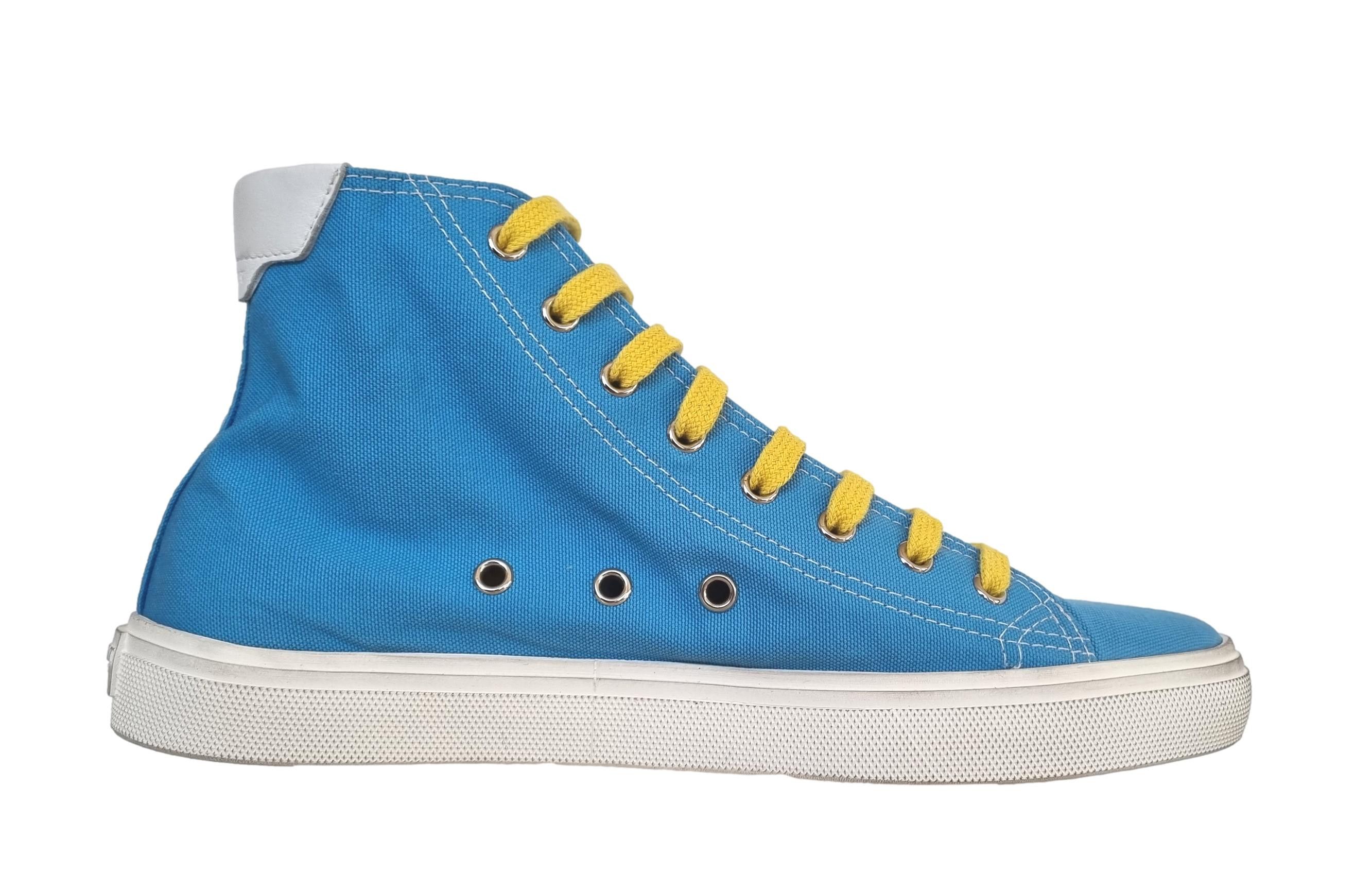 Saint Laurent Paris o1bcso1str1225 Malibu Mid To Sl Sig in Light Blue Size US 10 / IT 40 - 4 Thumbnail
