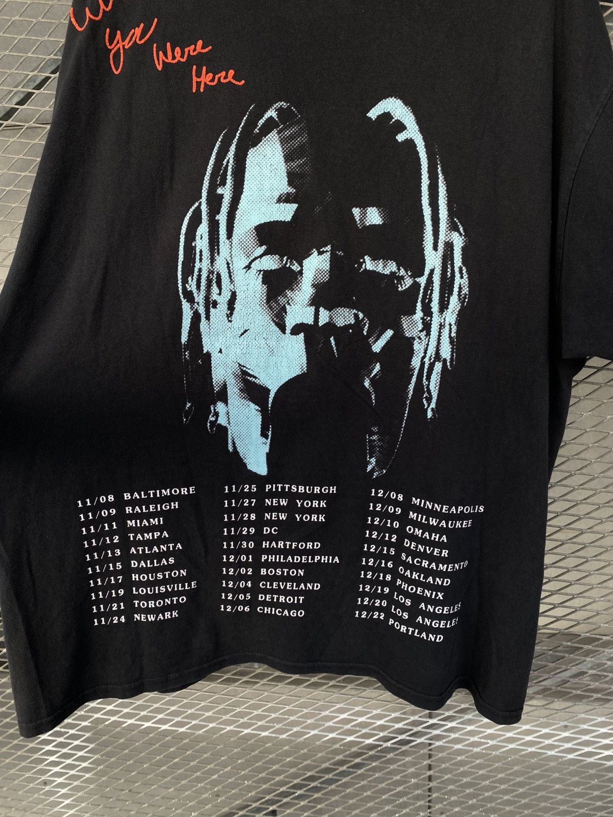 Travis Scott Astroworld Travis Scott Wish You Were Here Tour T-Shirt Size US XL / EU 56 / 4 - 7 Thumbnail