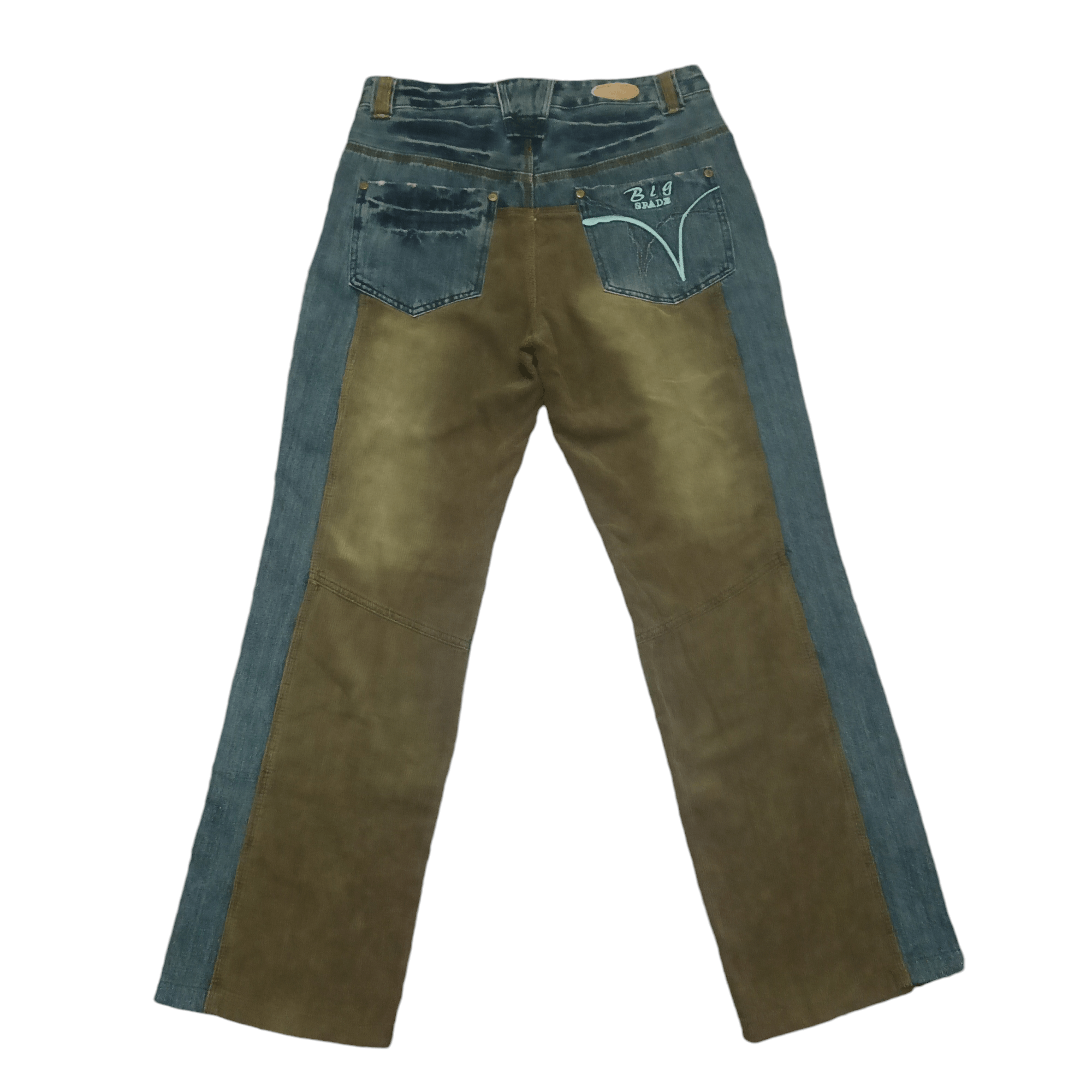 Japanese Brand 💥Insane💥 Big Spade Jeans Hybrid Flare Jeans Size US 31 - 1 Thumbnail