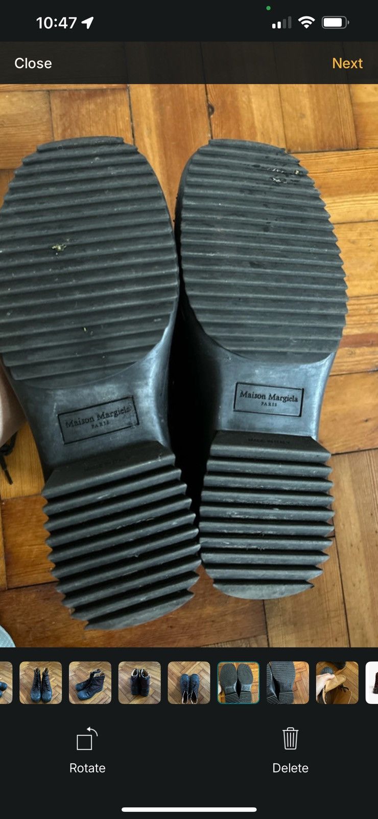 Maison Margiela Maison Margiela Leather trimmed Canvas Boots Size US 7 / EU 40 - 8 Thumbnail