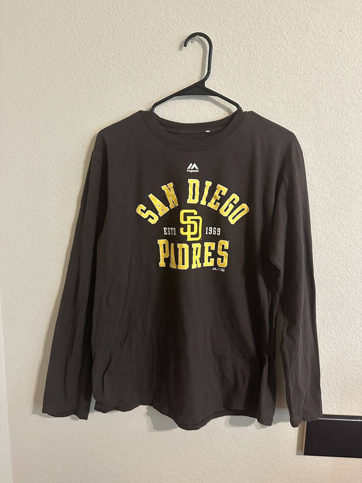 Majestic San Diego Padres Majestic official baseball long sleeve M Size US M / EU 48-50 / 2 - 1 Thumbnail