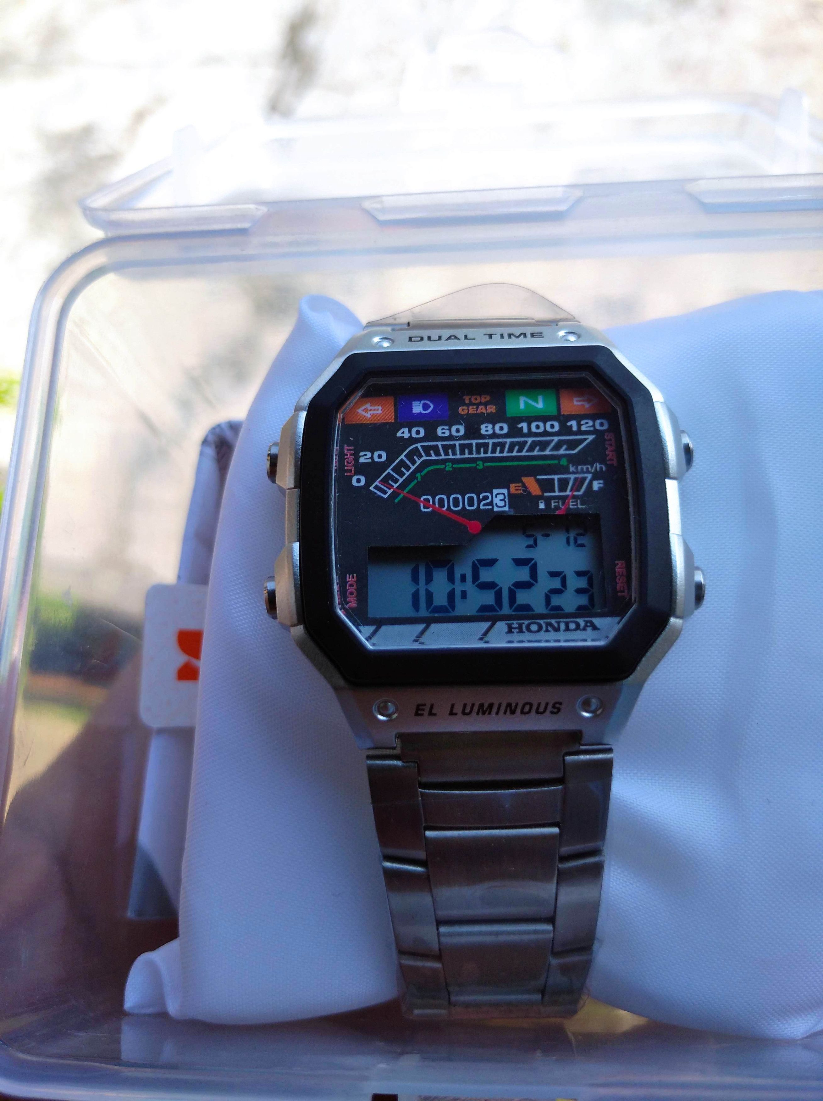 Honda Honda screen meter motorcycle Ex5 skmei digital watch Size ONE SIZE - 6 Thumbnail