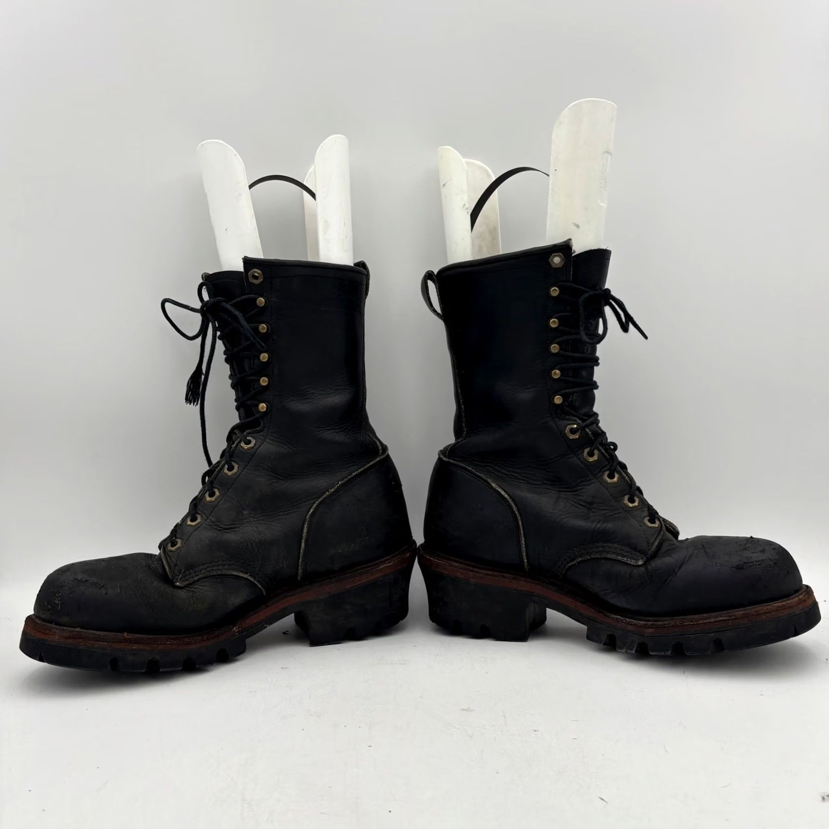 Chippewa VINTAGE Chippewa Boots Men's 9.5 D USA Made Leather Black Size US 10 / EU 43 - 6 Thumbnail