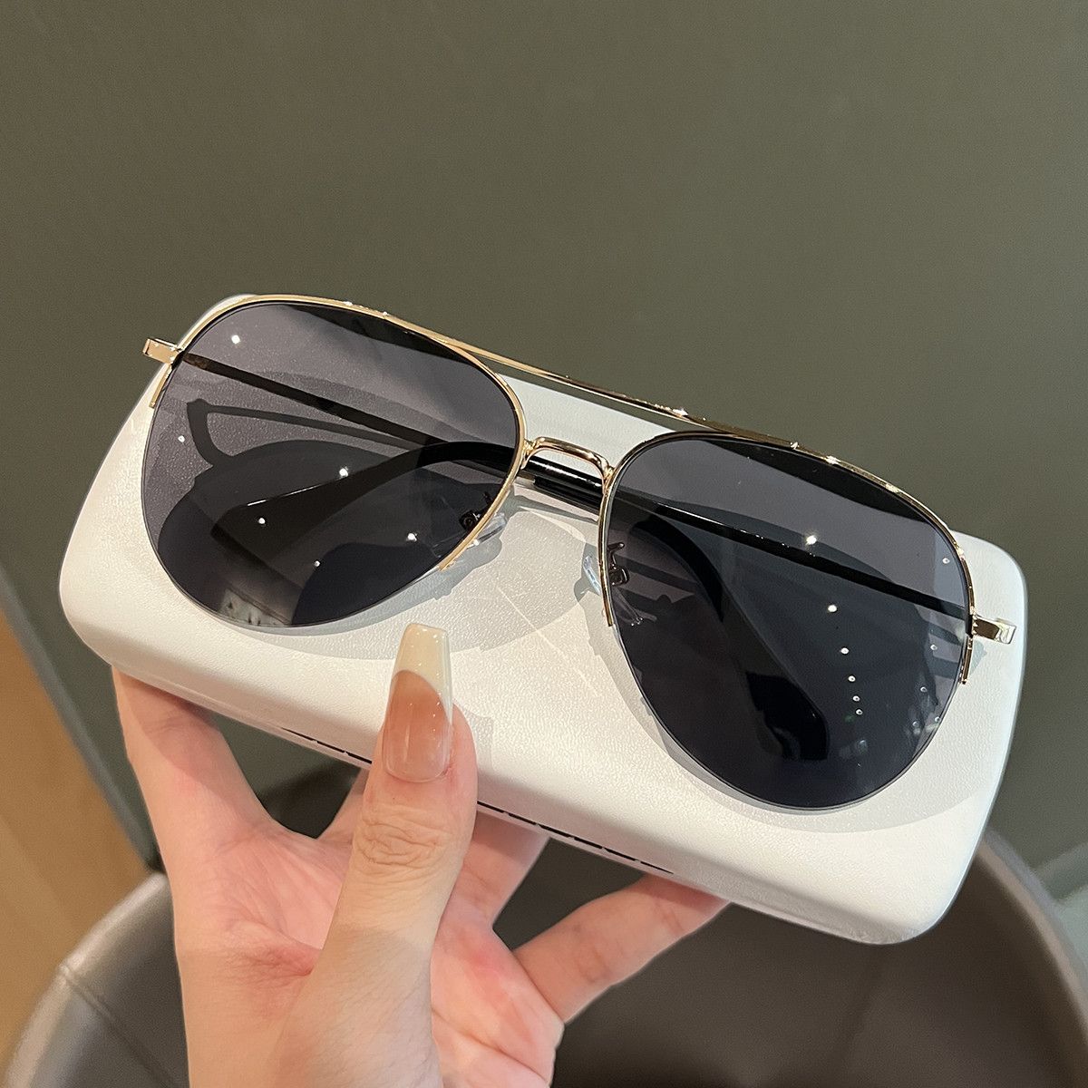 VIBE Future Street ins style custom avant-garde sunglasses Size ONE SIZE - 5 Thumbnail