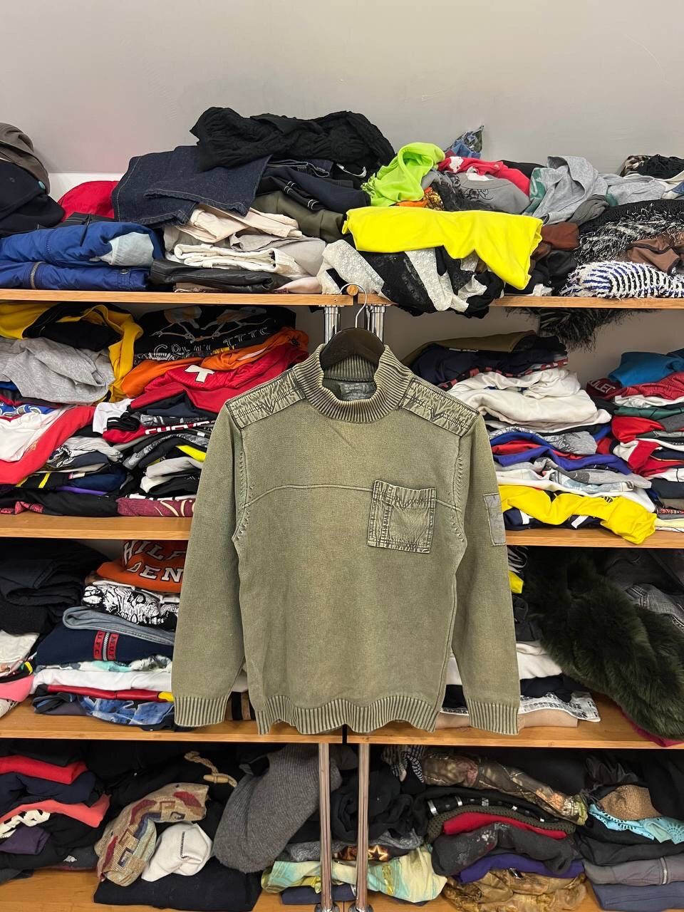 Diesel × Vintage Vintage Diesel style distressed y2k sweater Size US M / EU 48-50 / 2 - 1 Thumbnail