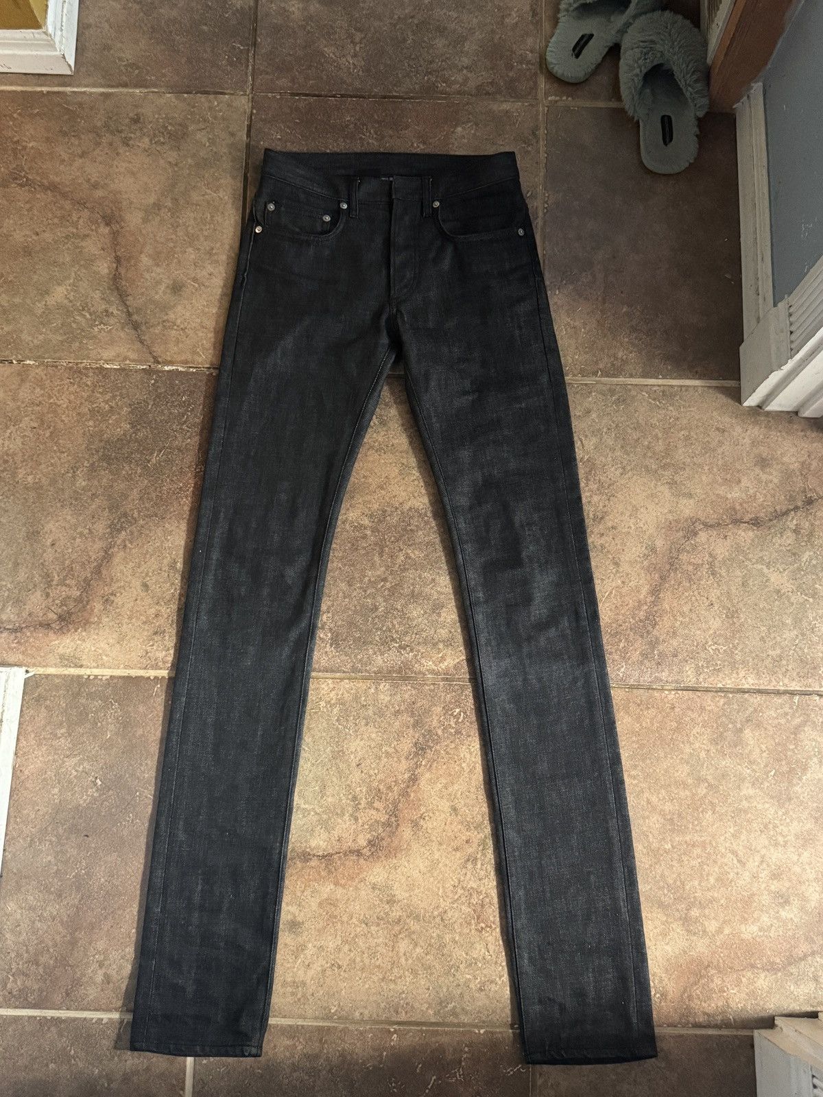 Dior Dior homme 05 raw black denim Size US 28 / EU 44 - 1 Thumbnail