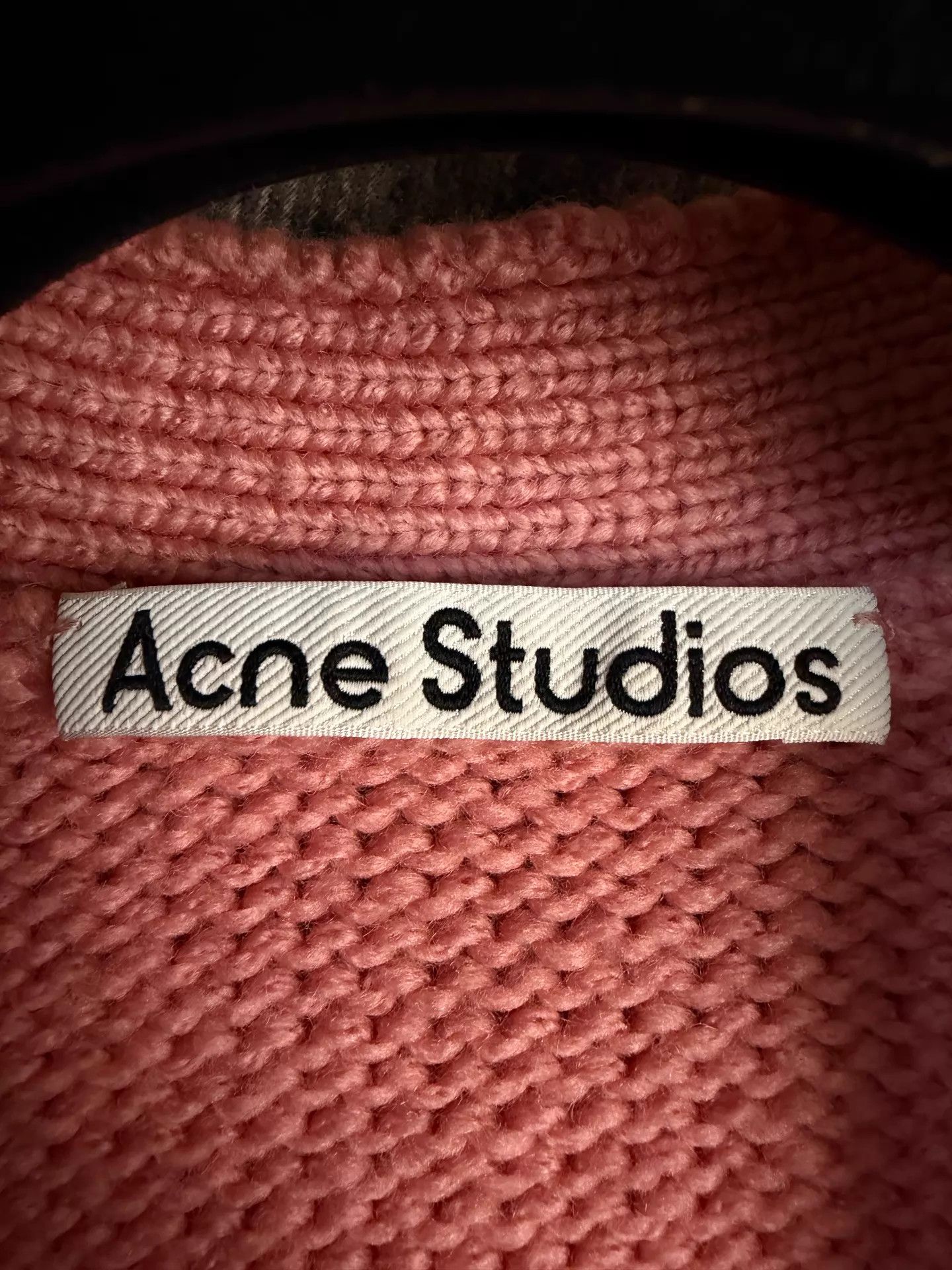 Acne Studios Acne Studios Pink Knit Wool Cardigan XXS Size XXS / US 00 / IT 34 - 3 Thumbnail
