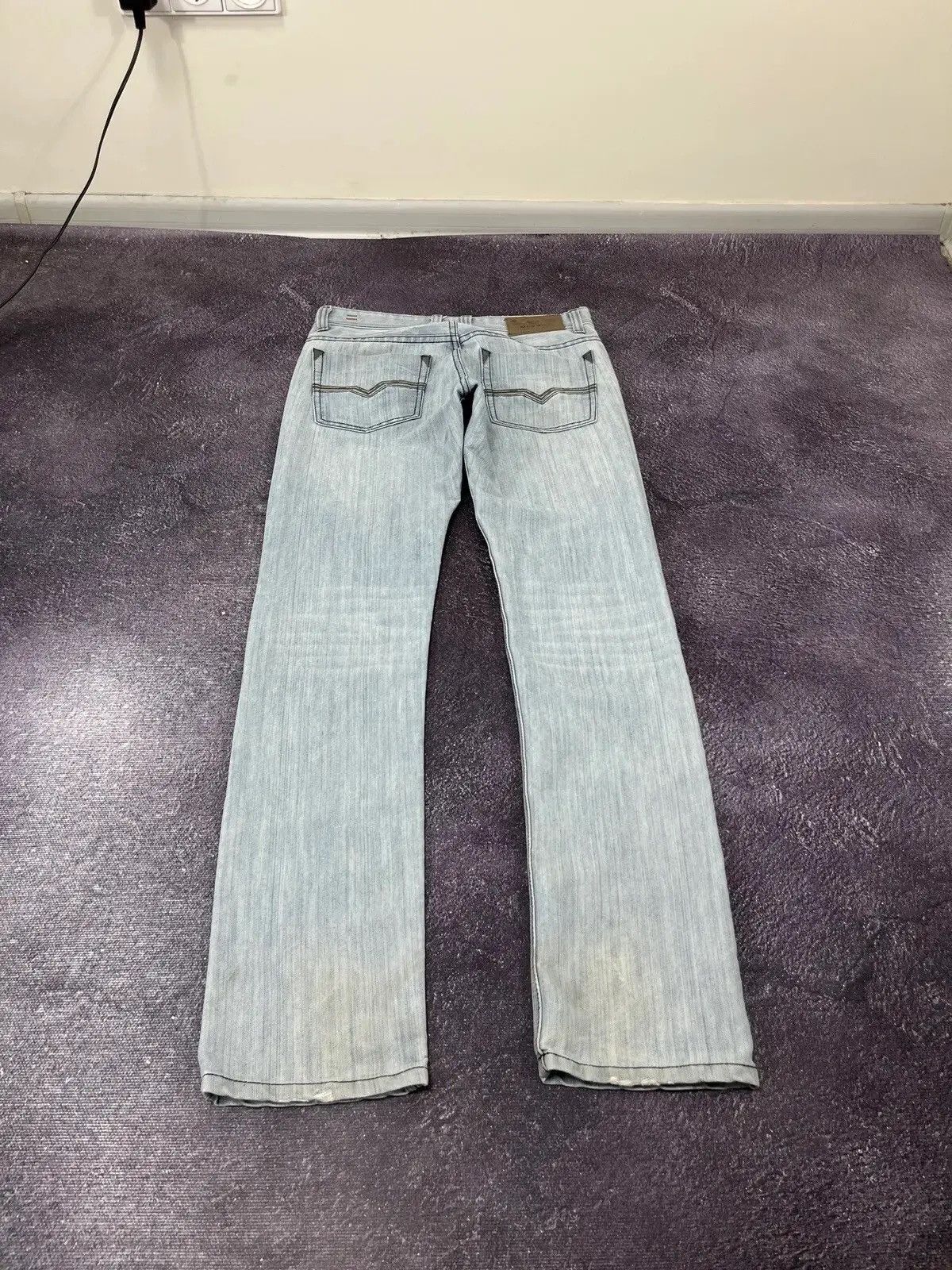 Diesel × Vintage Vintage Diesel Sky Brand Y2K Light Blue Avant Garde Jeans Size US 30 / EU 46 - 3 Thumbnail