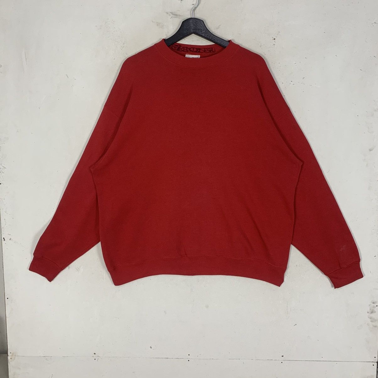 Vintage vintage Tultex Ultra Fleece 350 Plain crewneck sweatshirt Size US L / EU 52-54 / 3 - 1 Thumbnail