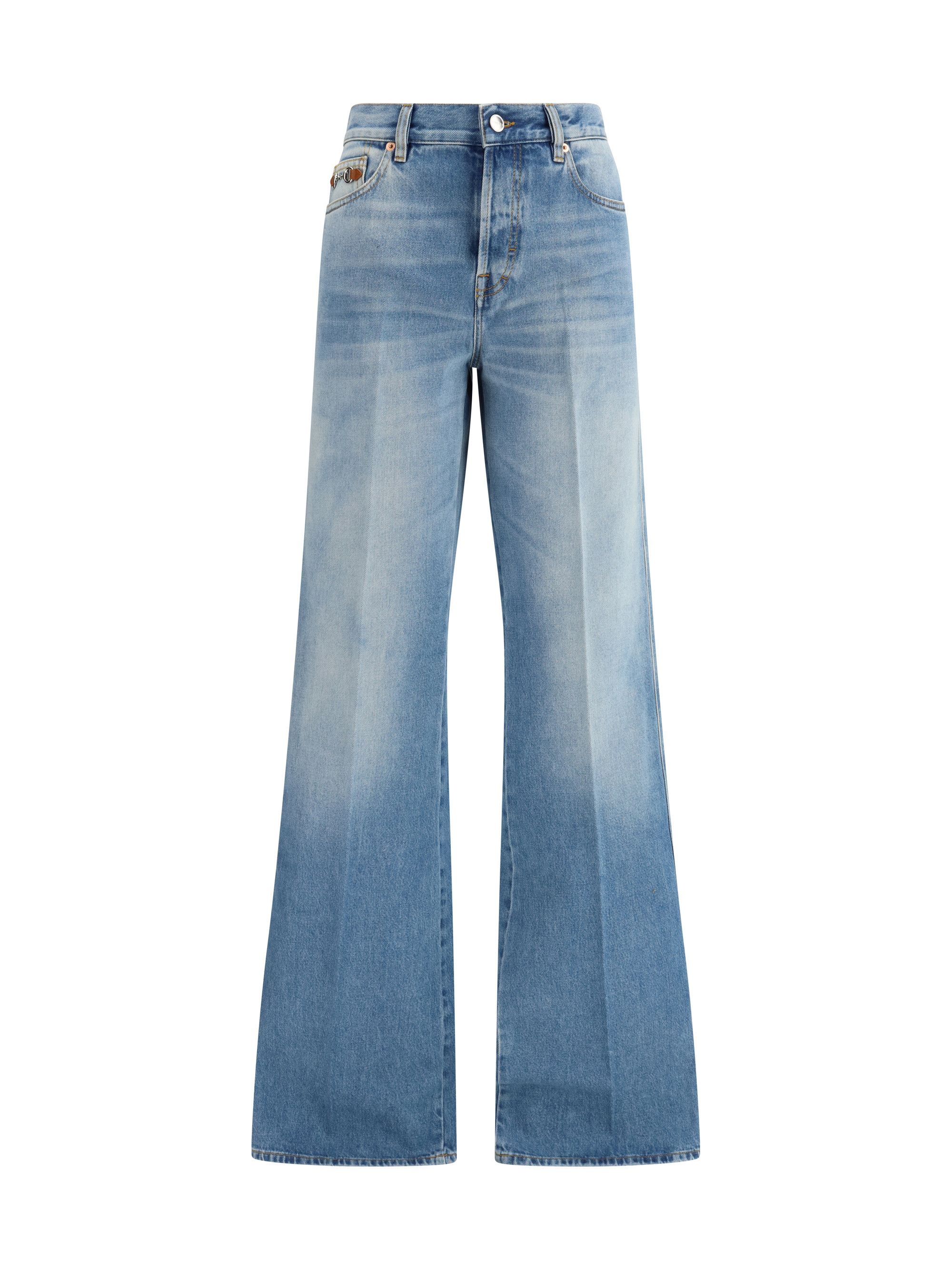 Gucci Cotton denim flare Jeans Size 25" / US 0 / IT 36 - 1 Thumbnail