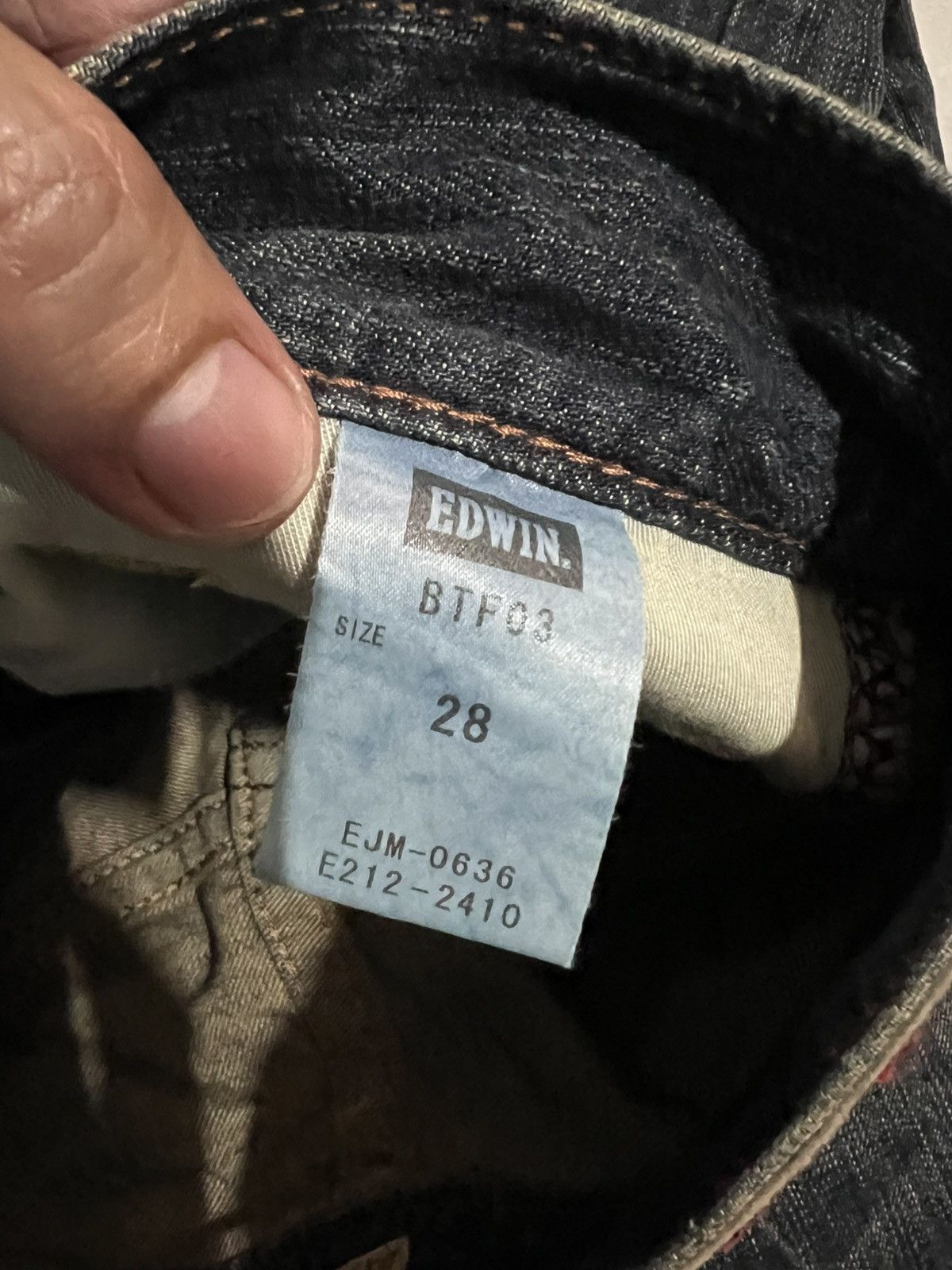 Edwin Flare Jean Vintage Edwin Blue Trip Tokyo Japan Mud Wash Jean Size US 28 / EU 44 - 18 Thumbnail