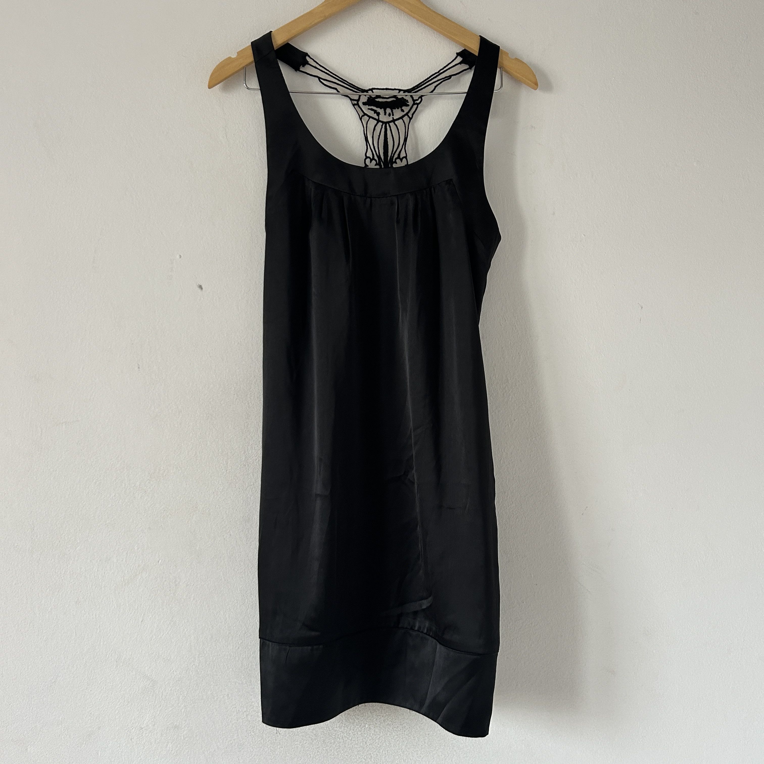 Miss Sixty Vintage Miss Sixty Black Satin Tank Dress Size S / US 4 / IT 40 - 7 Thumbnail