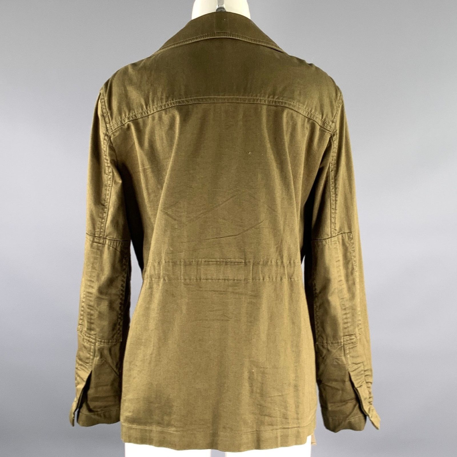 Marc by Marc Jacobs MARC by MARC JACOBS Size XS Green Cotton Spandex Jacket Size XS / US 0-2 / IT 36-38 - 3 Thumbnail